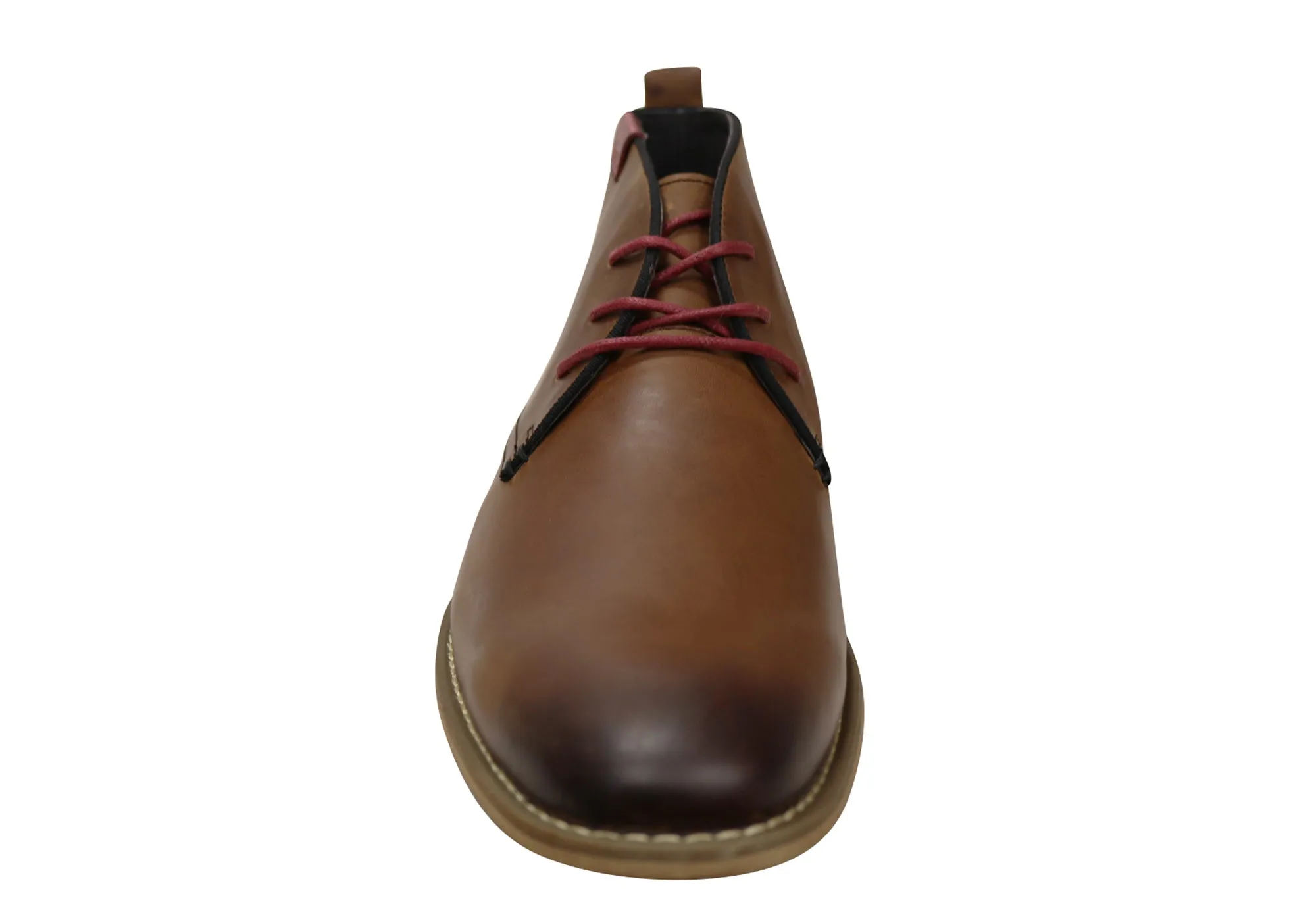 Bottes habillées en cuir à lacets pour hommes Slatters Nevada - Chaussures Slatters