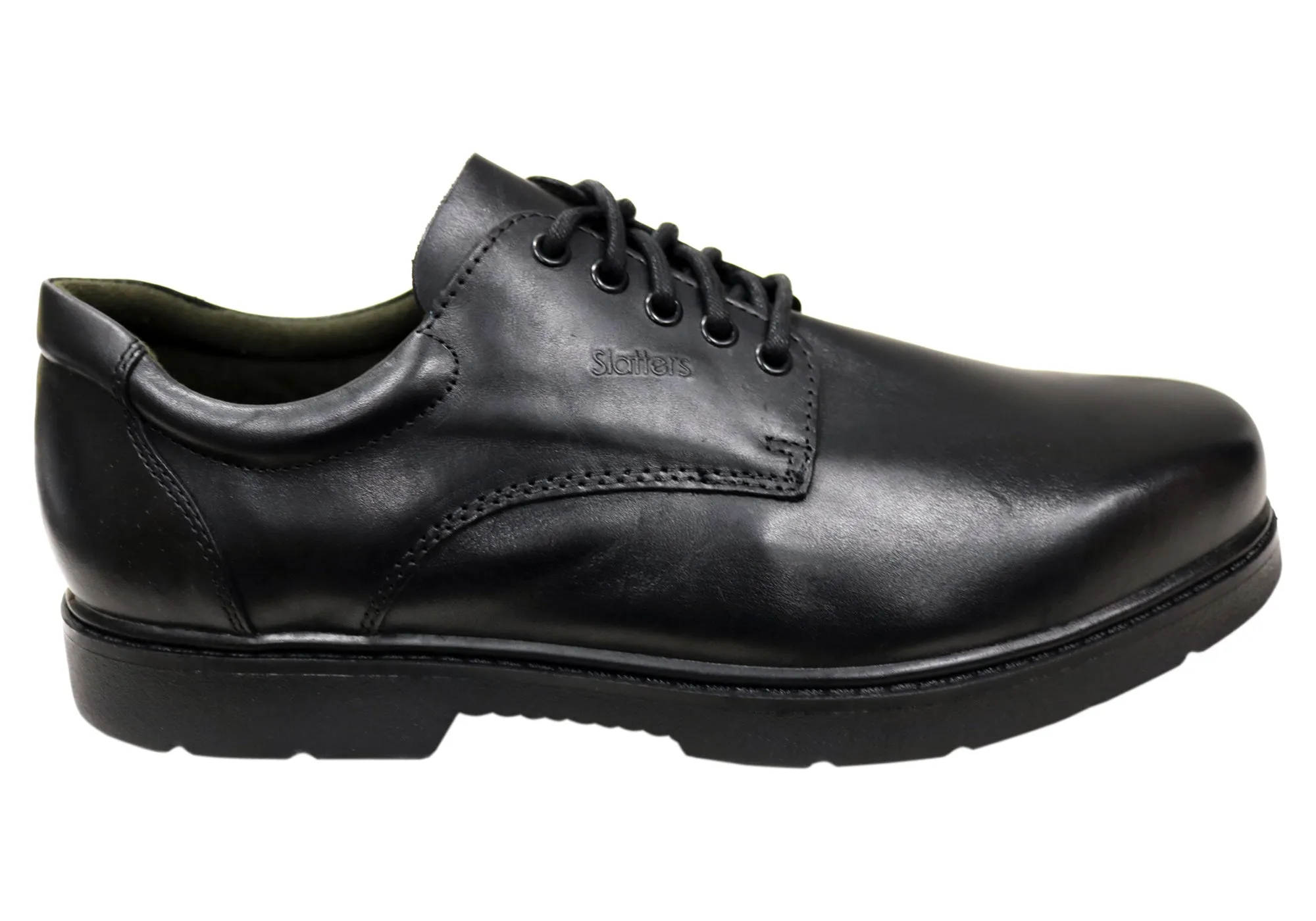 Chaussures habillées confortables en cuir à lacets pour hommes Slatters Trent - Chaussures Slatters