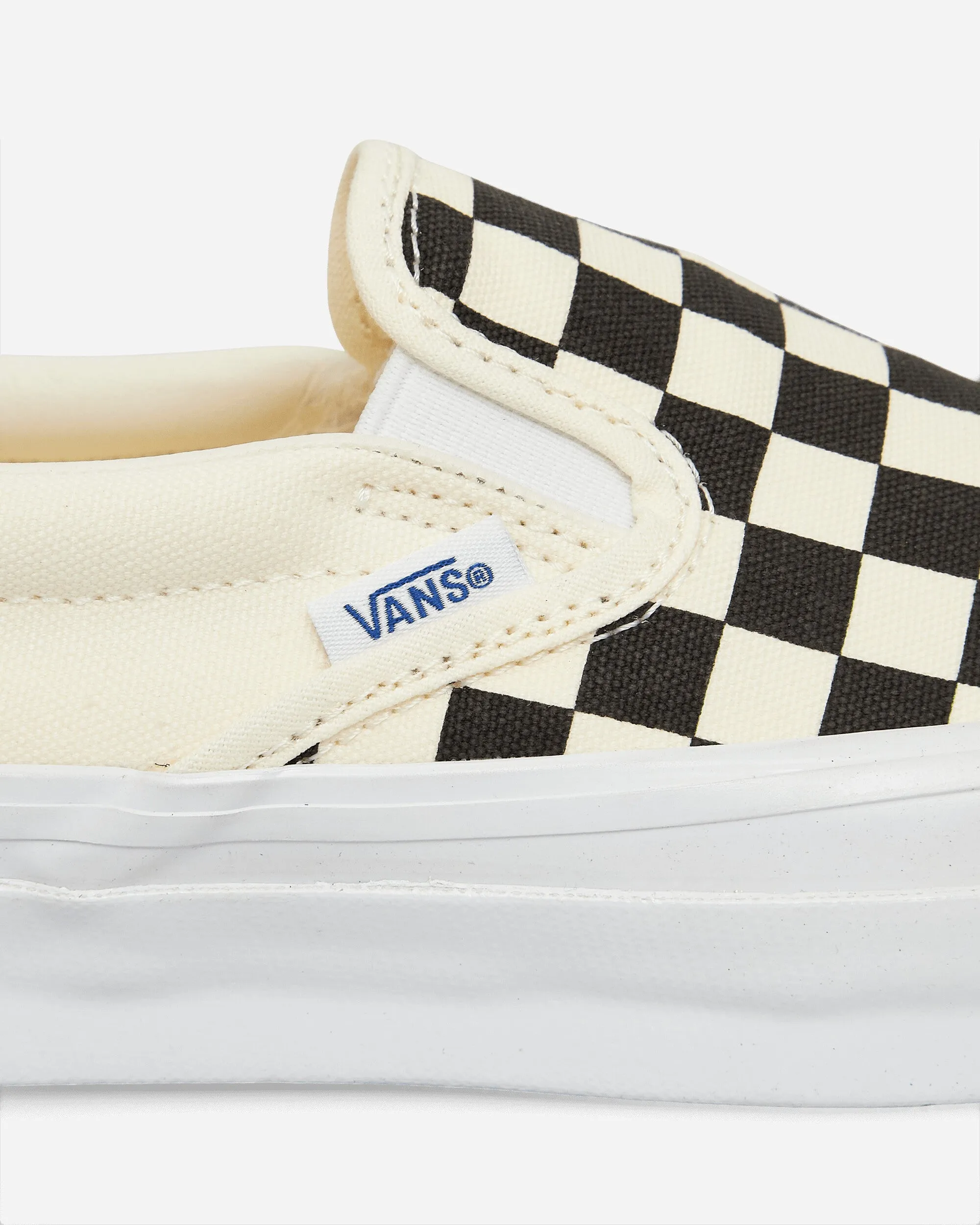 Baskets Slip-On Reissue LX 98 à damier noir / blanc cassé