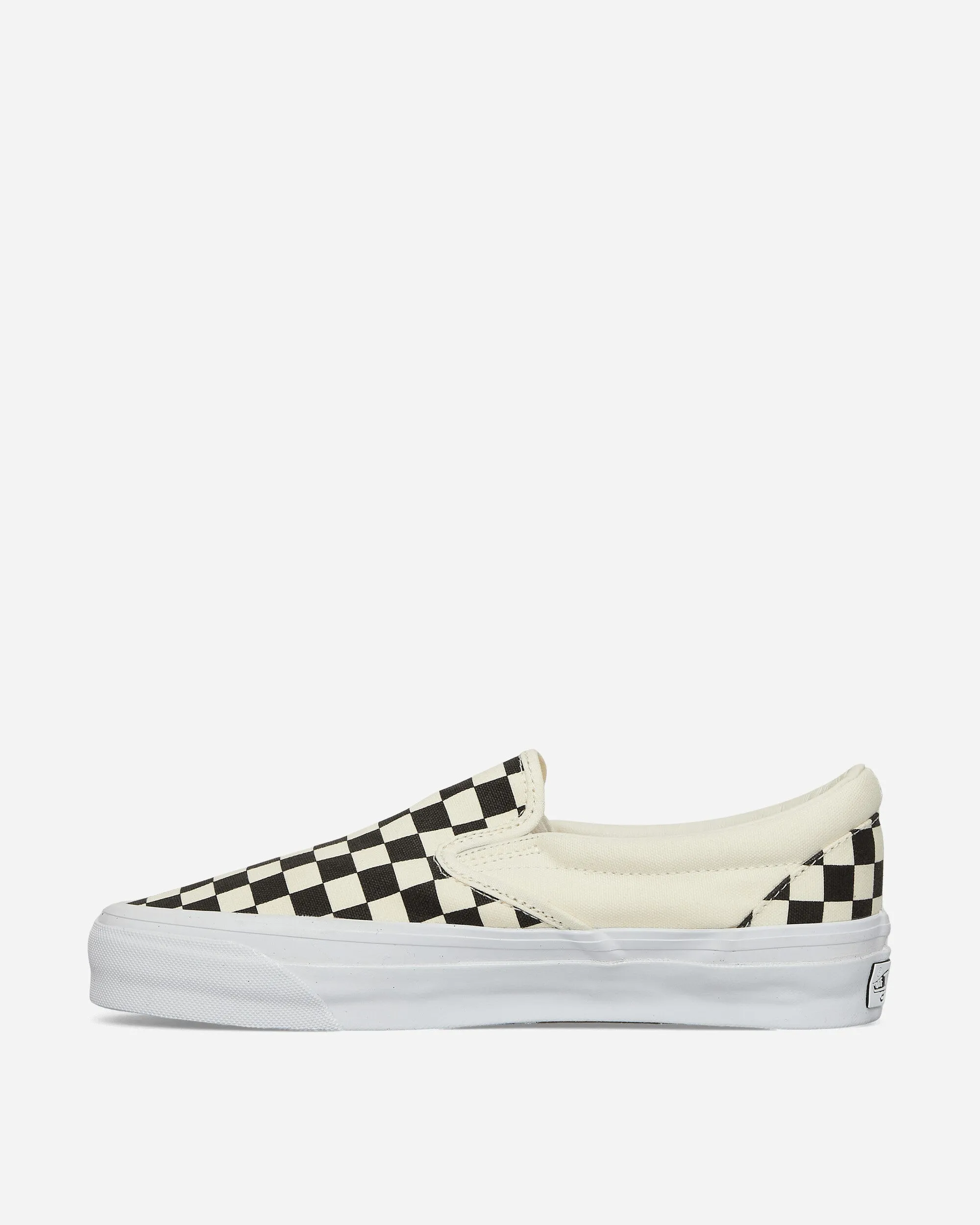 Baskets Slip-On Reissue LX 98 à damier noir / blanc cassé
