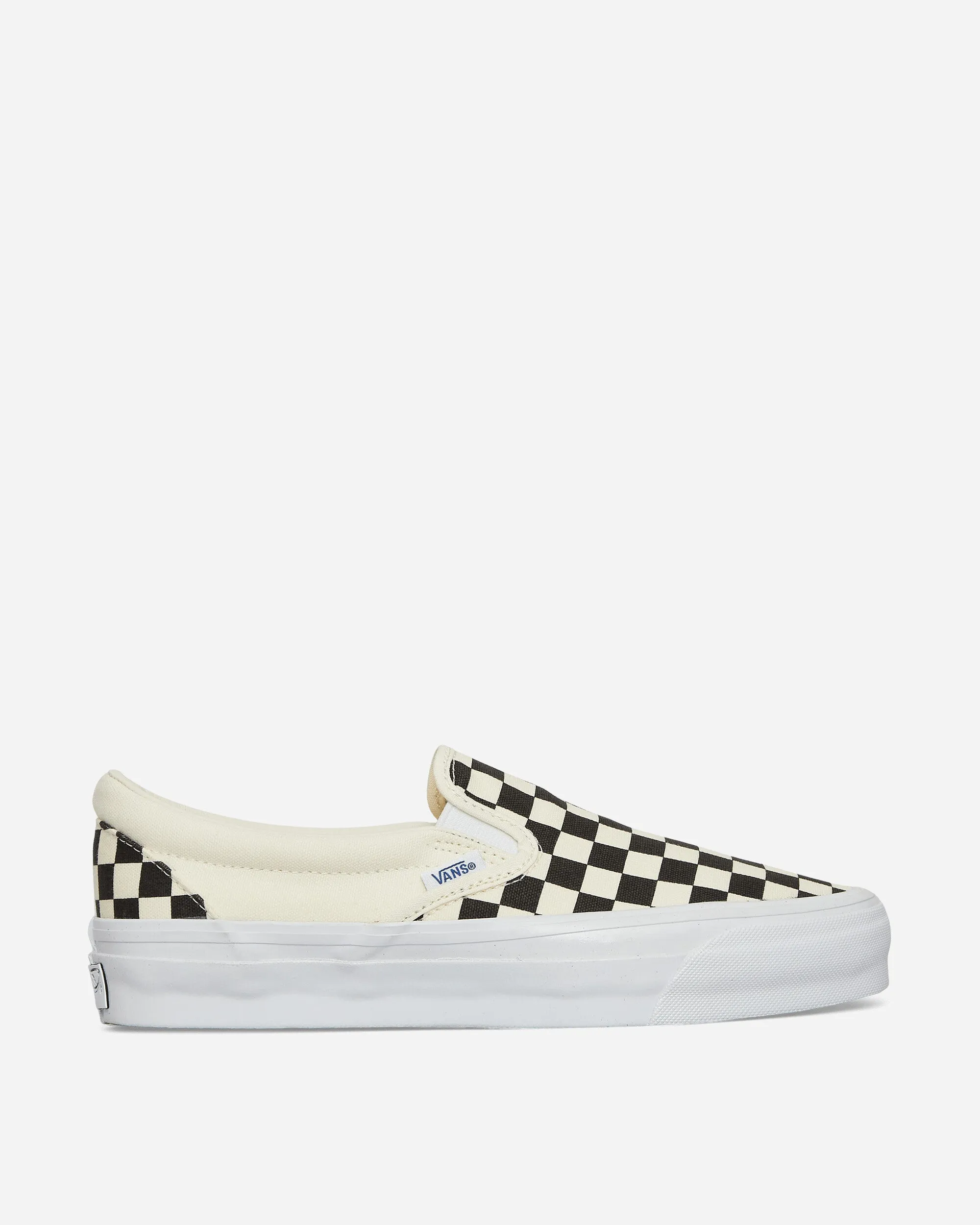 Baskets Slip-On Reissue LX 98 à damier noir / blanc cassé