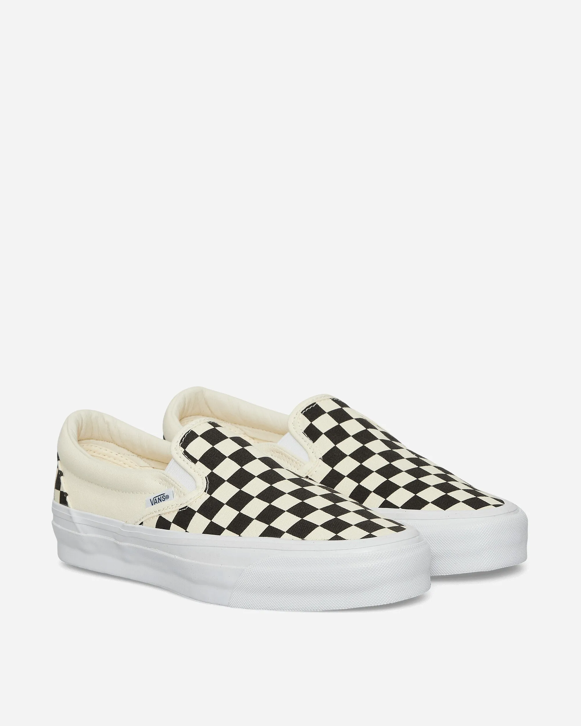 Baskets Slip-On Reissue LX 98 à damier noir / blanc cassé