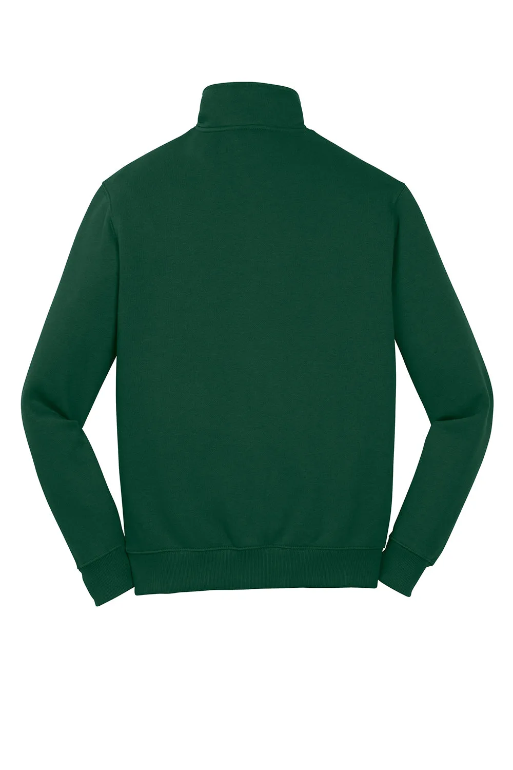 Sport-Tek Sweat-shirt Homme Résistant au Rétrécissement avec Fermeture 1/4 Zip - Vert Forêt