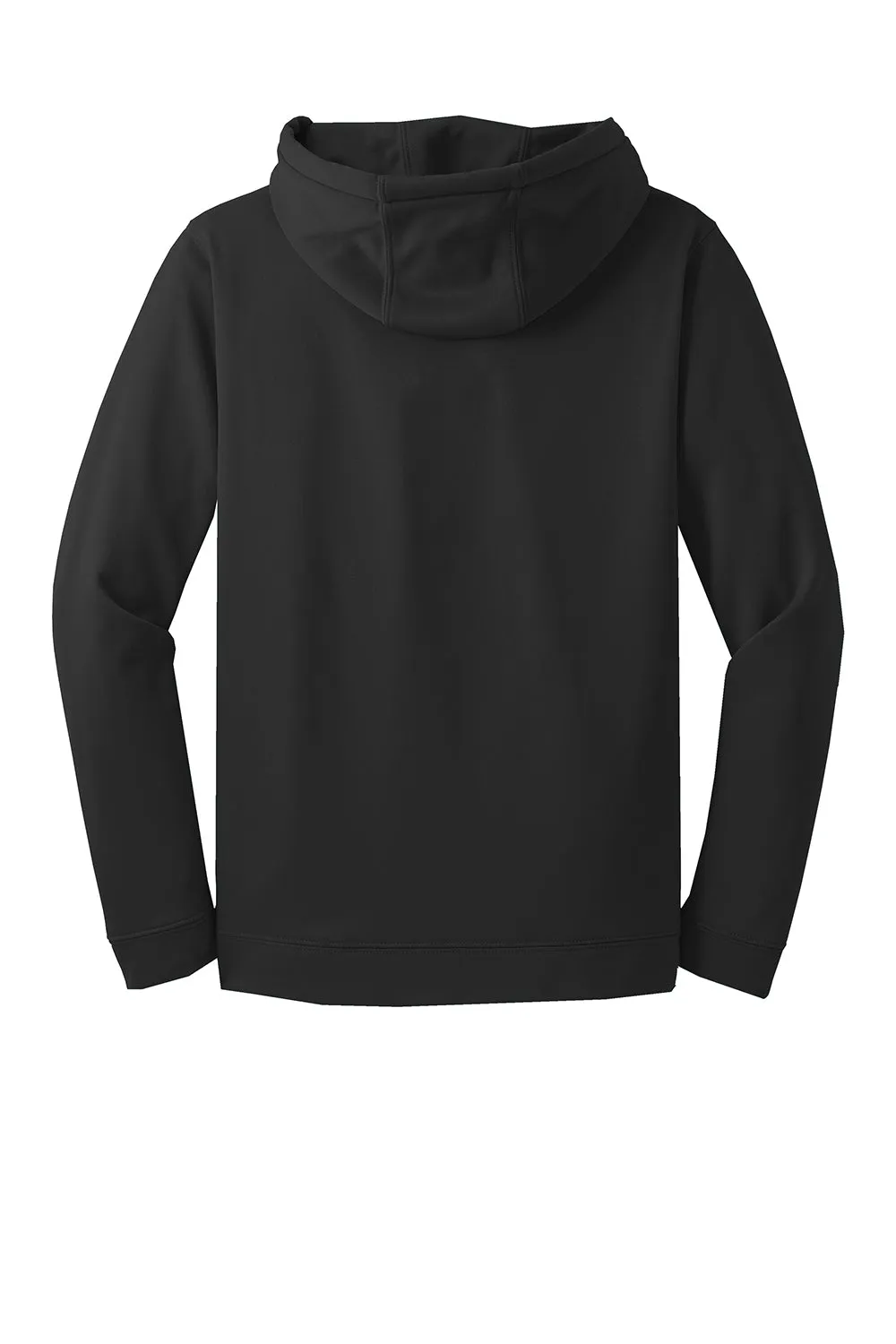 Sport-Tek Sweat à capuche pour homme en polaire respirante avec poche kangourou - Noir