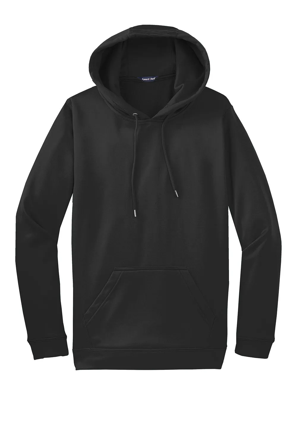 Sport-Tek Sweat à capuche pour homme en polaire respirante avec poche kangourou - Noir