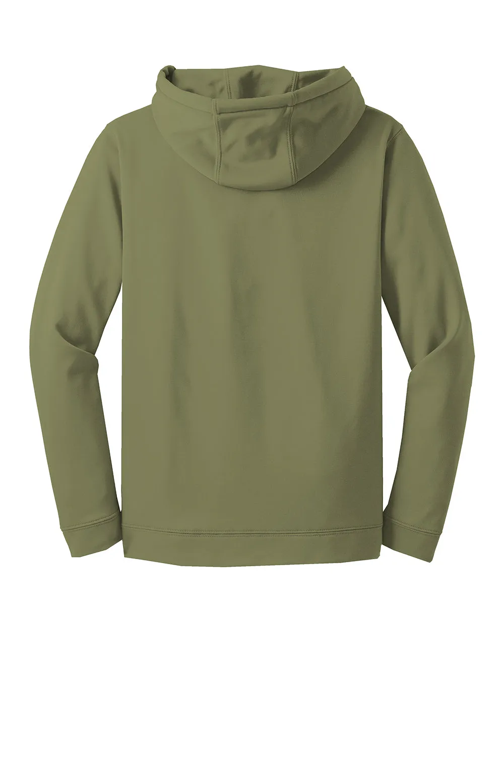 Sport-Tek Sweat à capuche pour homme en polaire respirante avec poche kangourou - Vert kaki