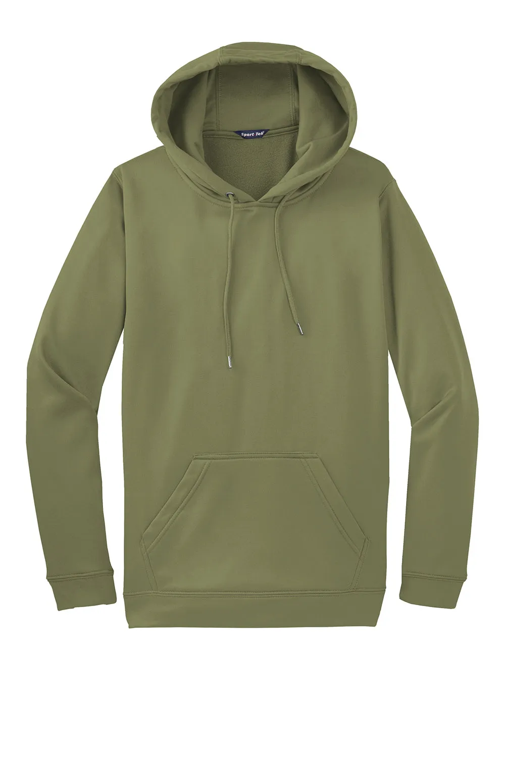Sport-Tek Sweat à capuche pour homme en polaire respirante avec poche kangourou - Vert kaki