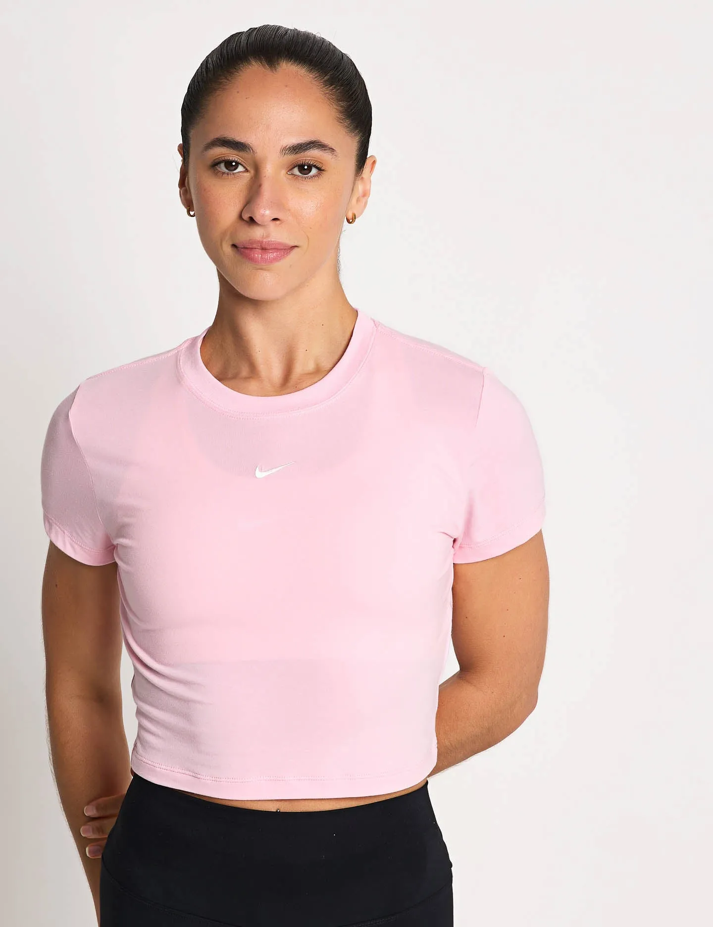 T-shirt sportif Chill Knit coupé - Rose doux moyen/Voile