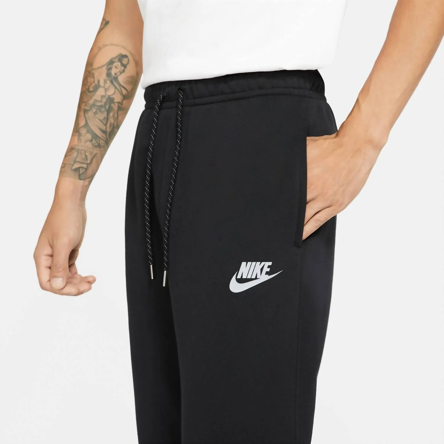 Survêtement Club Fleece à jambes évasées en noir
