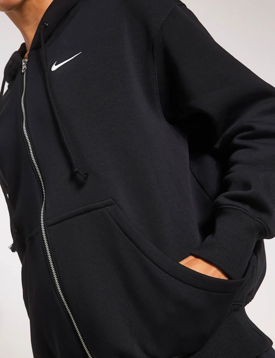 Survêtement Phoenix en polaire à capuche oversize - Noir/Beige