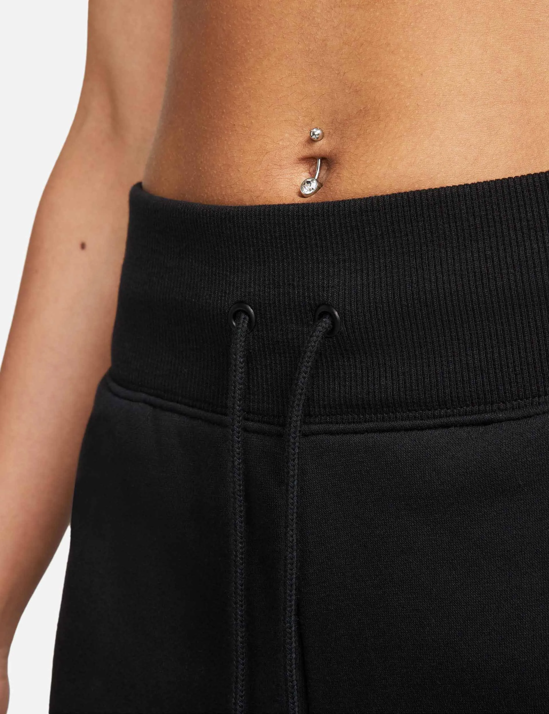 Pantalon de survêtement en polaire Phoenix Sportswear - Noir/Blanc