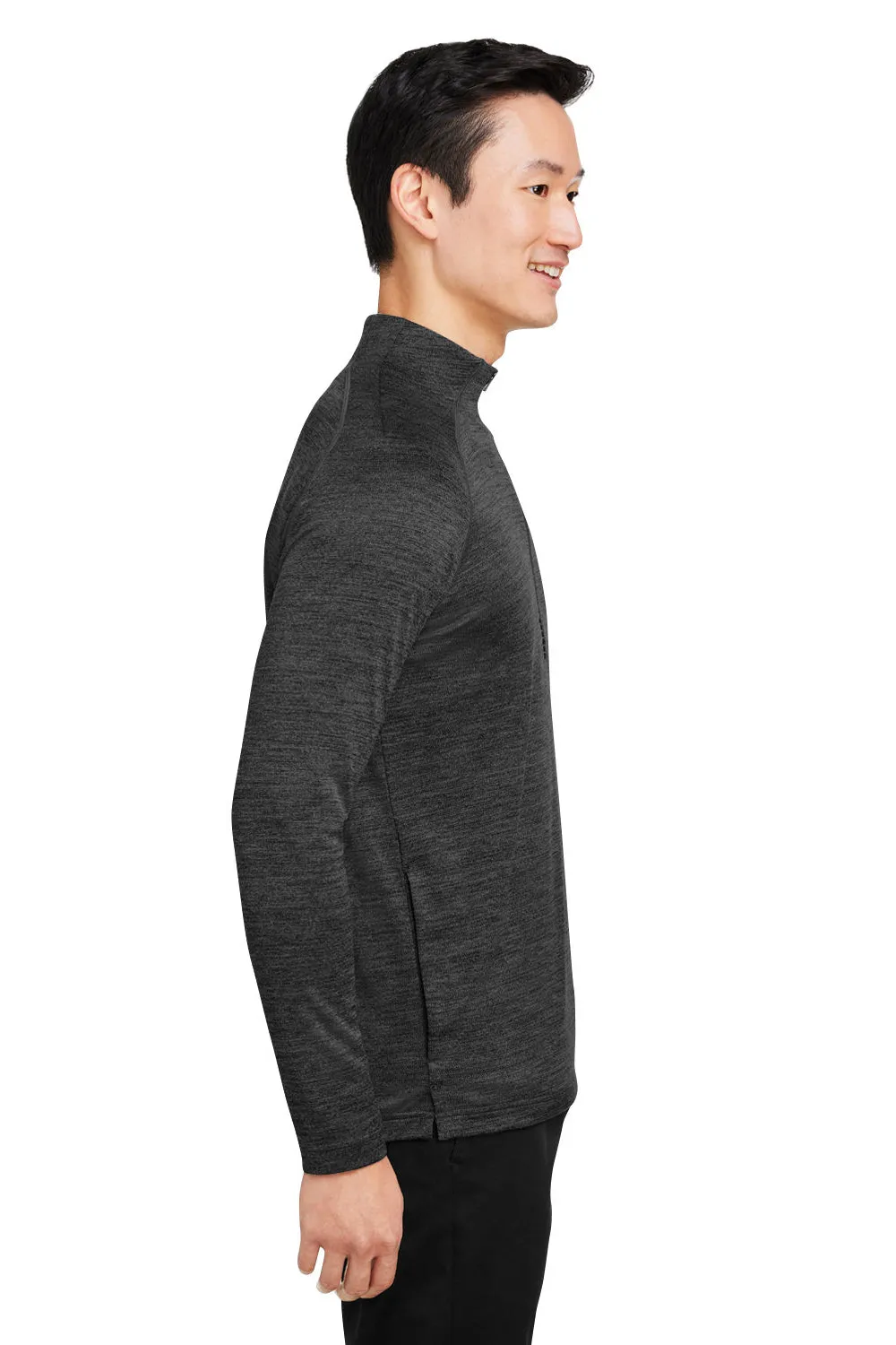 Spyder Sweat-shirt Homme à 1/4 de zip avec poches - Noir