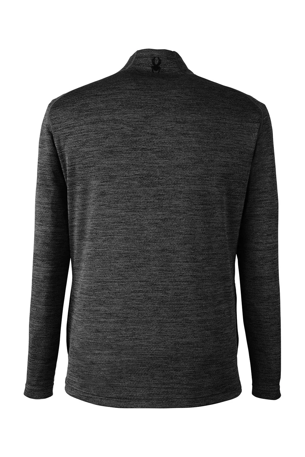 Spyder Sweat-shirt Homme à 1/4 de zip avec poches - Noir