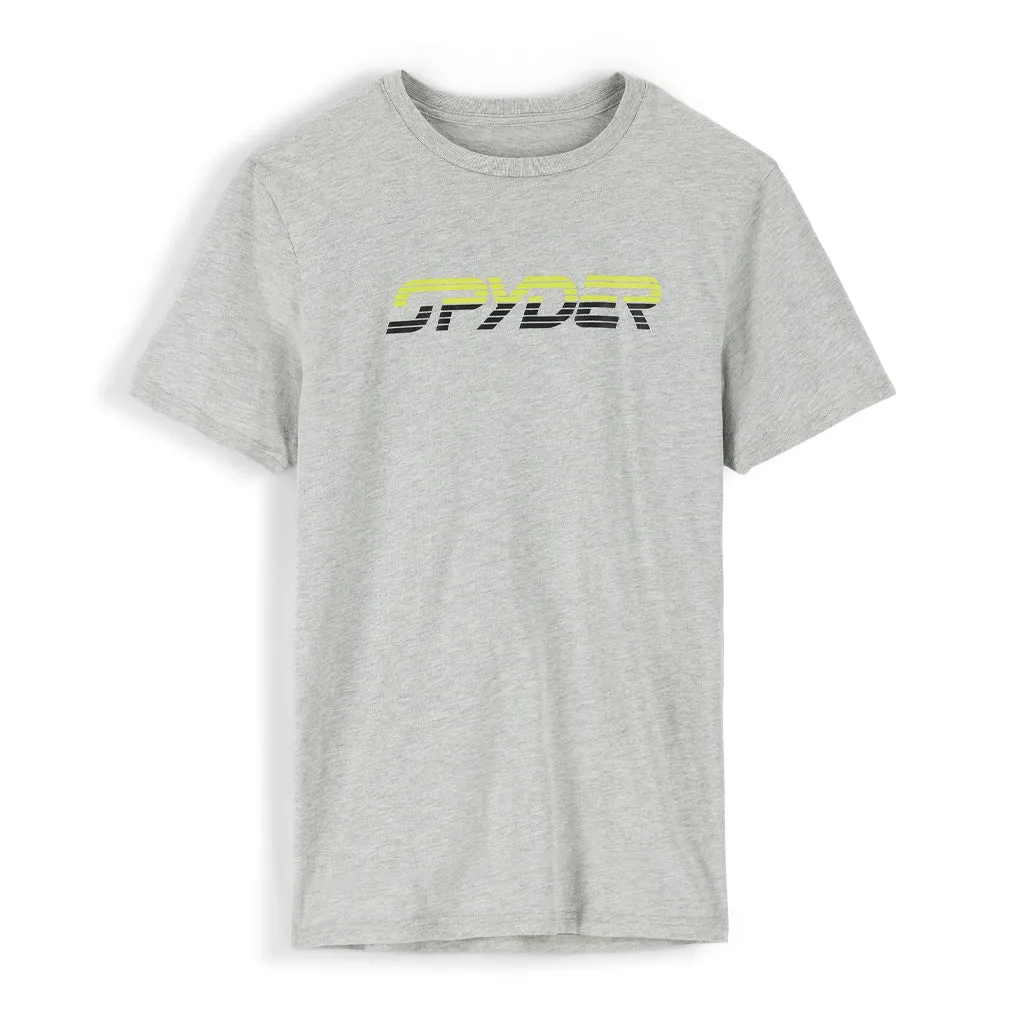 T-shirt Spyder Retro Logo Gris Spyder