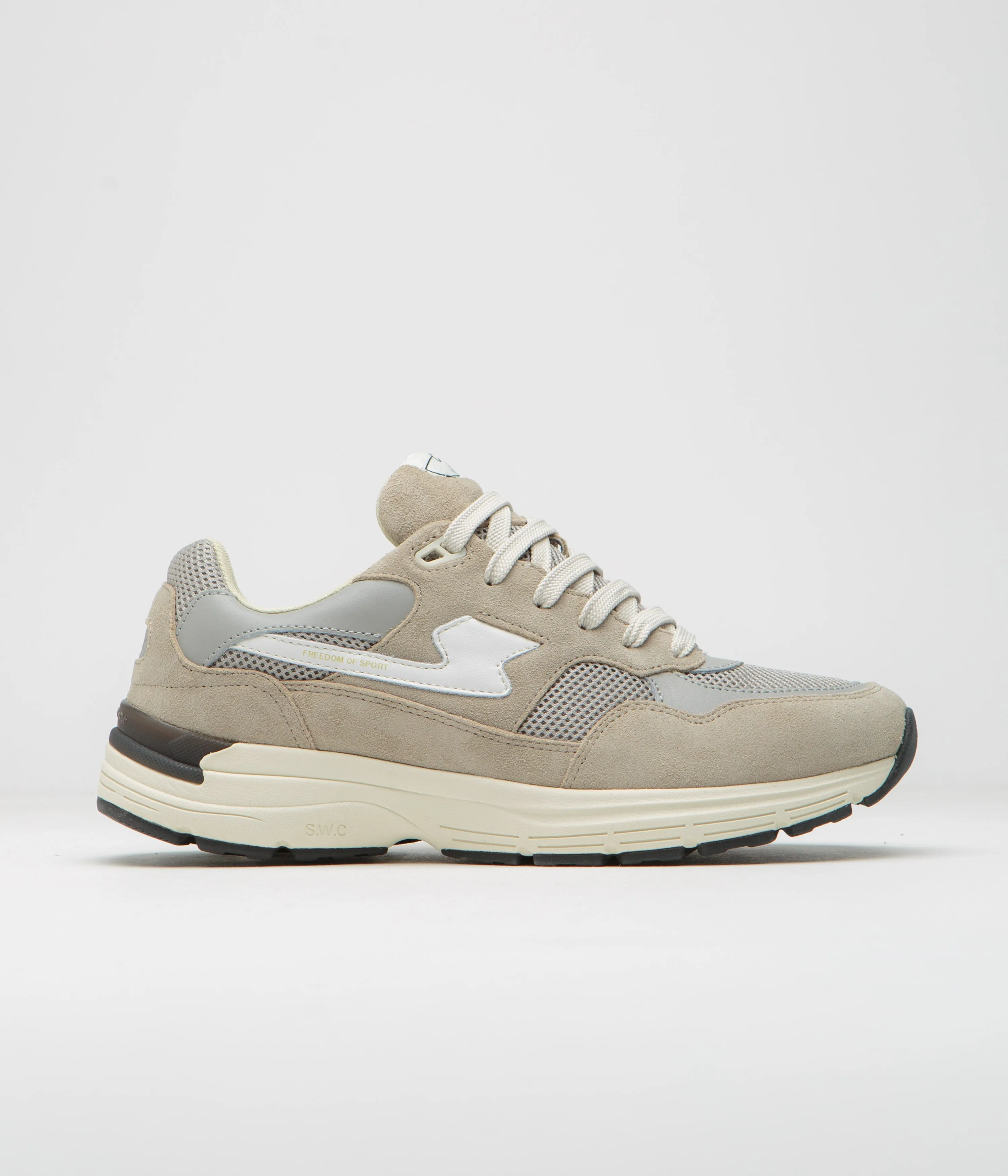 Stepney Workers Club Chaussures en daim Amiel S-Strike - Gris clair Chaussures Stepney Workers Club