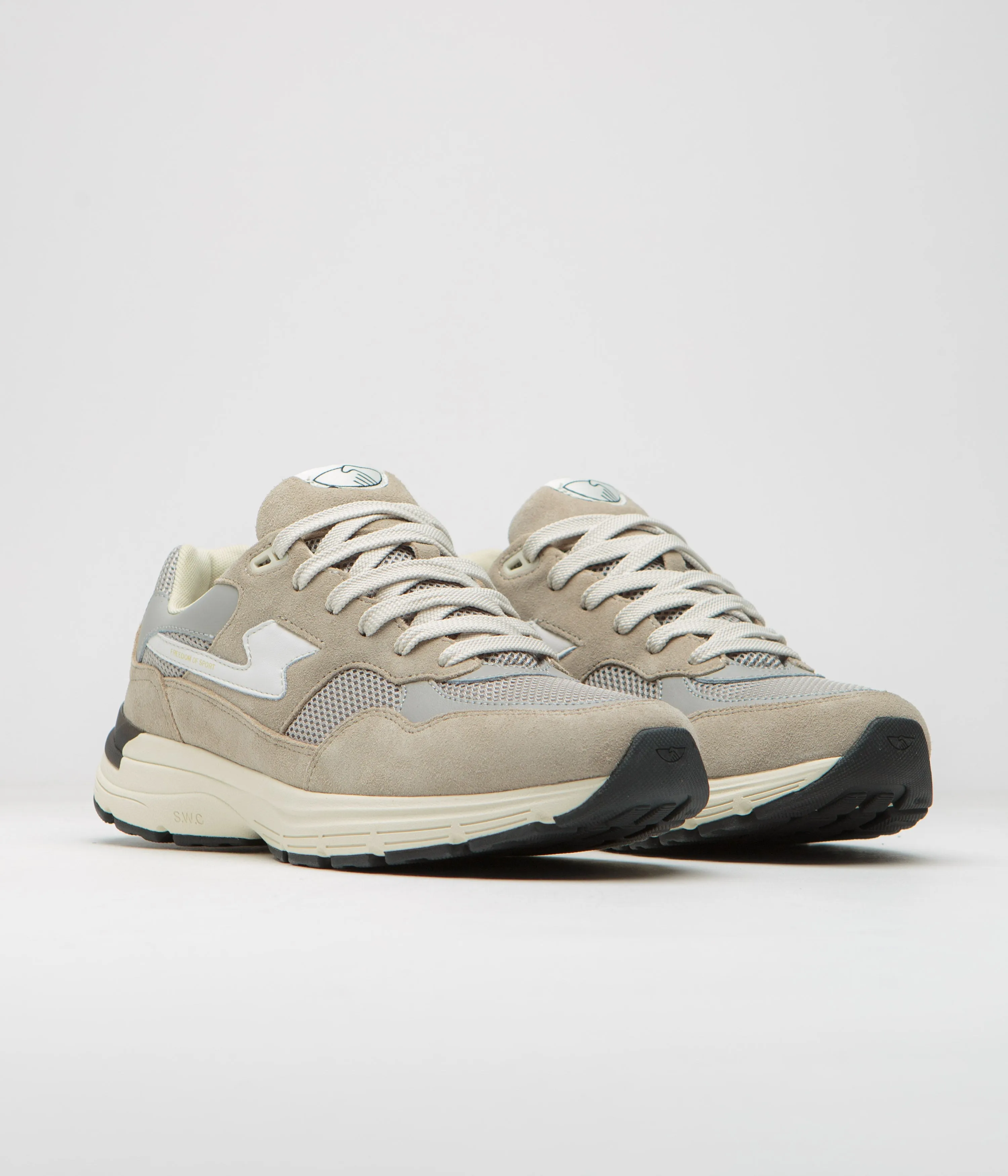 Stepney Workers Club Chaussures en daim Amiel S-Strike - Gris clair Chaussures Stepney Workers Club
