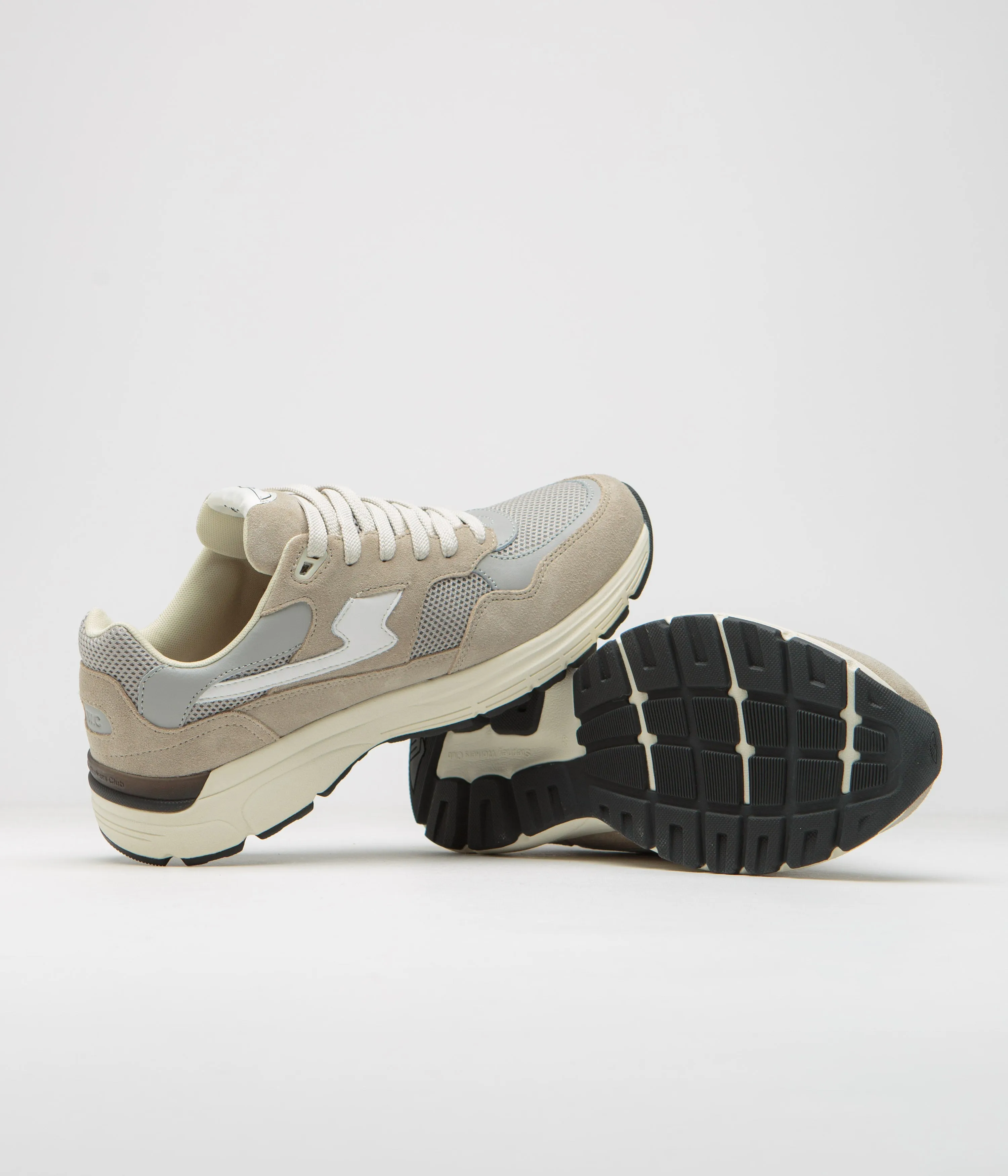Stepney Workers Club Chaussures en daim Amiel S-Strike - Gris clair Chaussures Stepney Workers Club