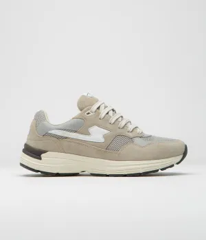 Stepney Workers Club Amiel S-Strike Suede Shoes - Light Grey Stepney Workers Club Shoes