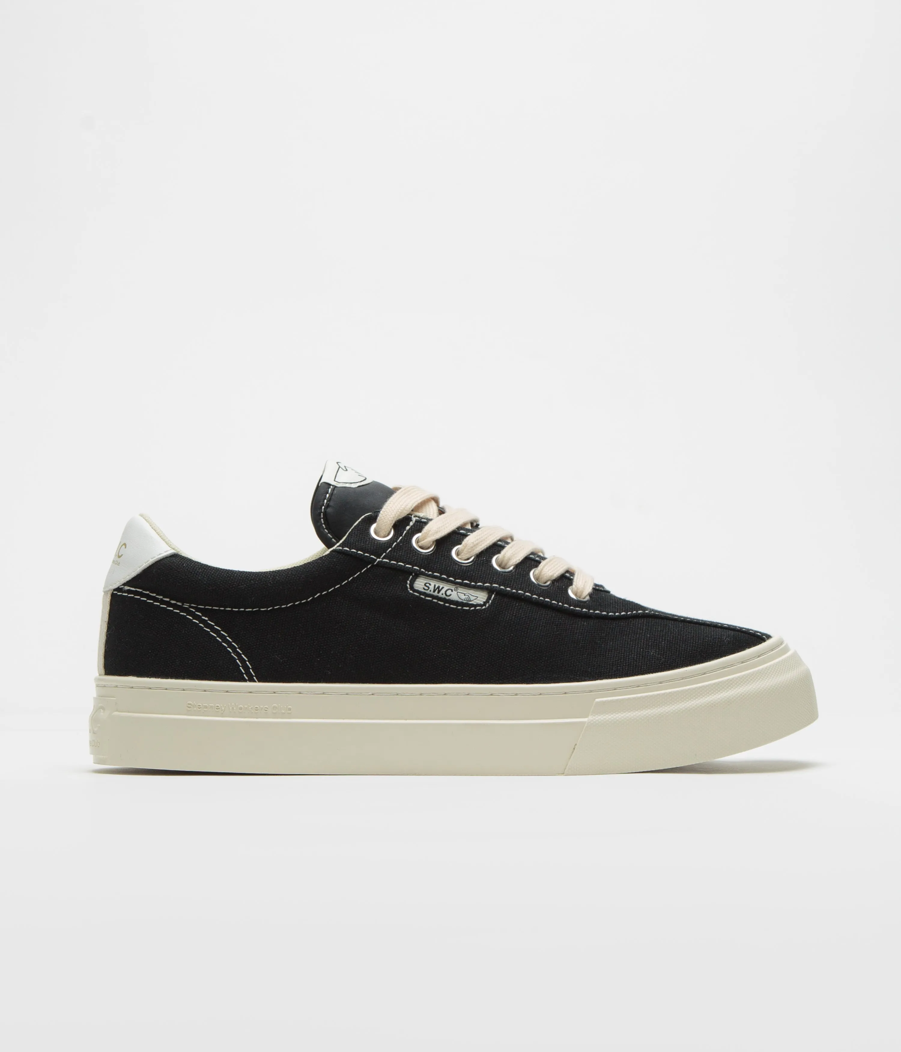 Chaussures en toile Dellow 02 Cup de Stepney Workers Club - Chaussures Stepney Workers Club noires