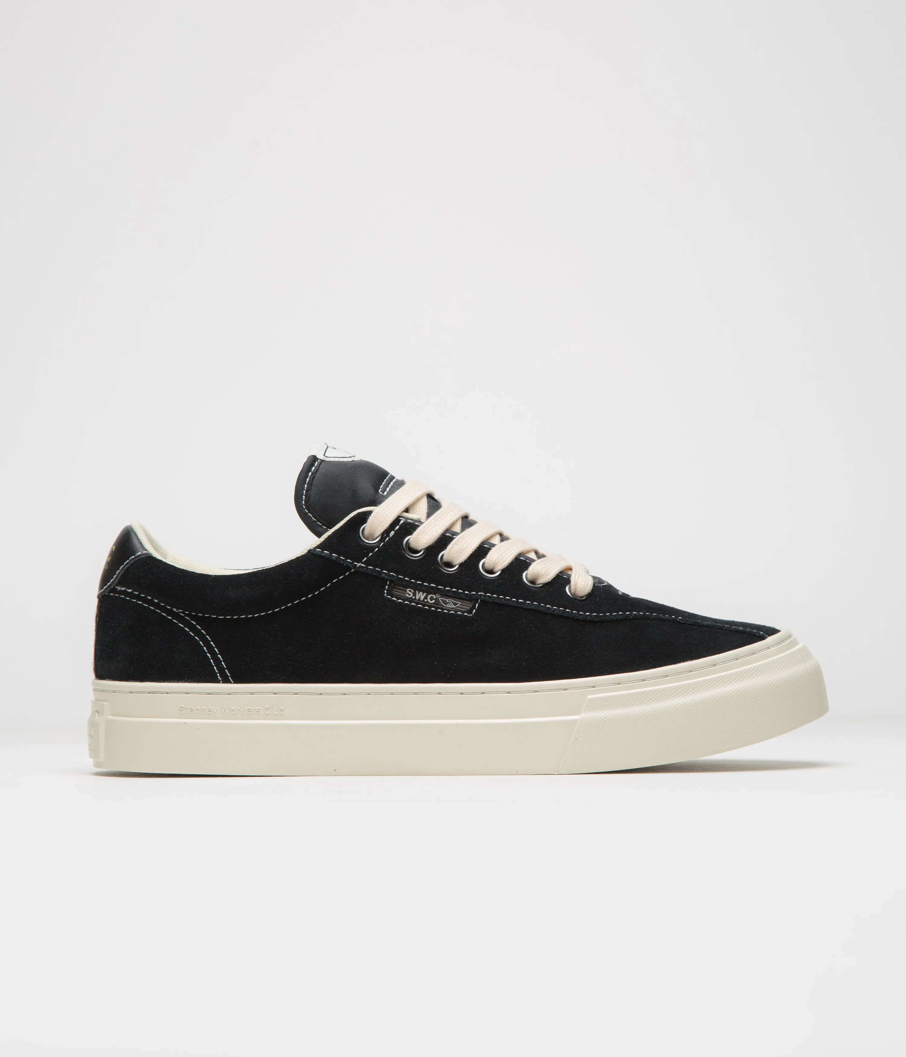 Chaussures Stepney Workers Club Dellow 02 Cup - Noir / Blanc Chaussures Stepney Workers Club