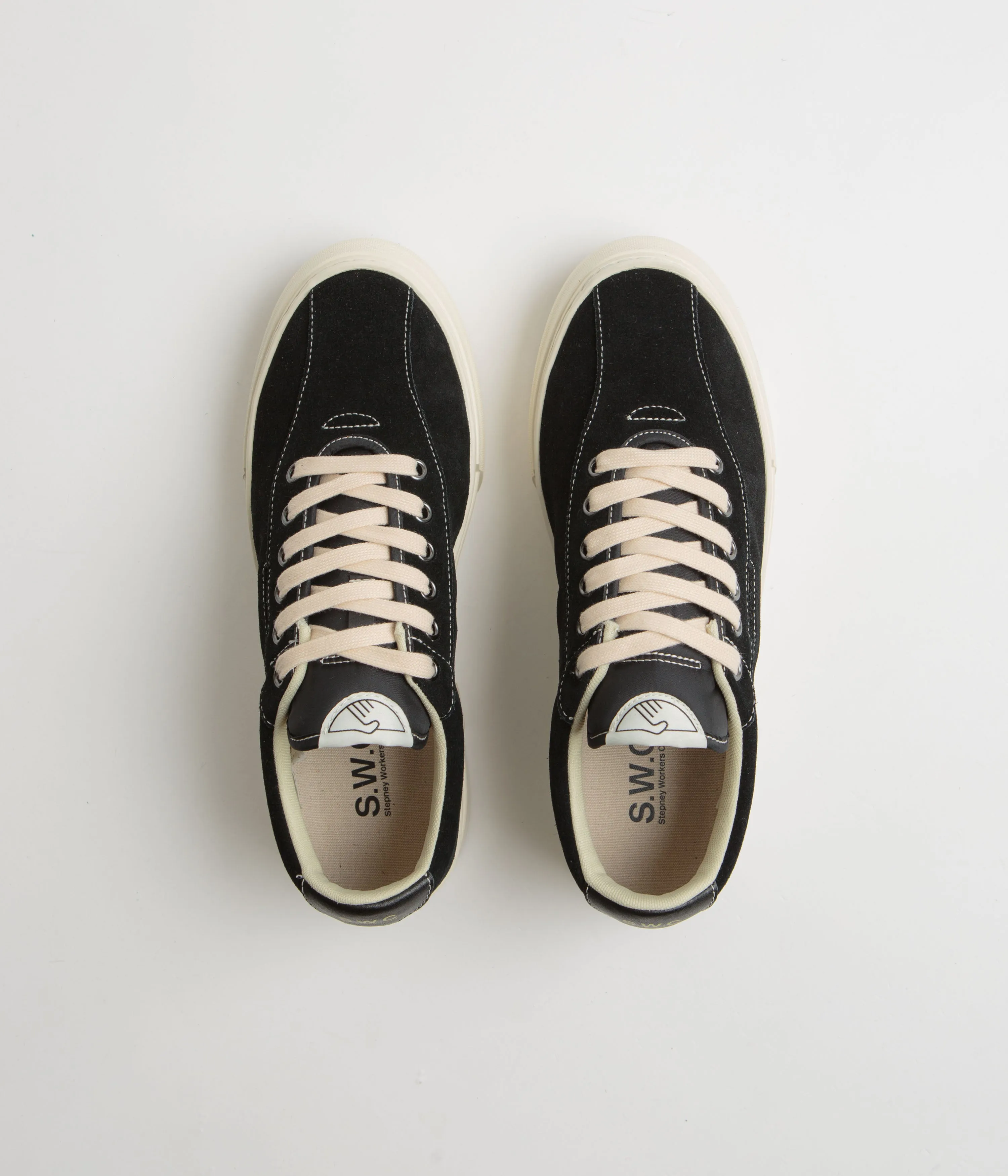 Chaussures Stepney Workers Club Dellow 02 Cup - Noir / Blanc Chaussures Stepney Workers Club