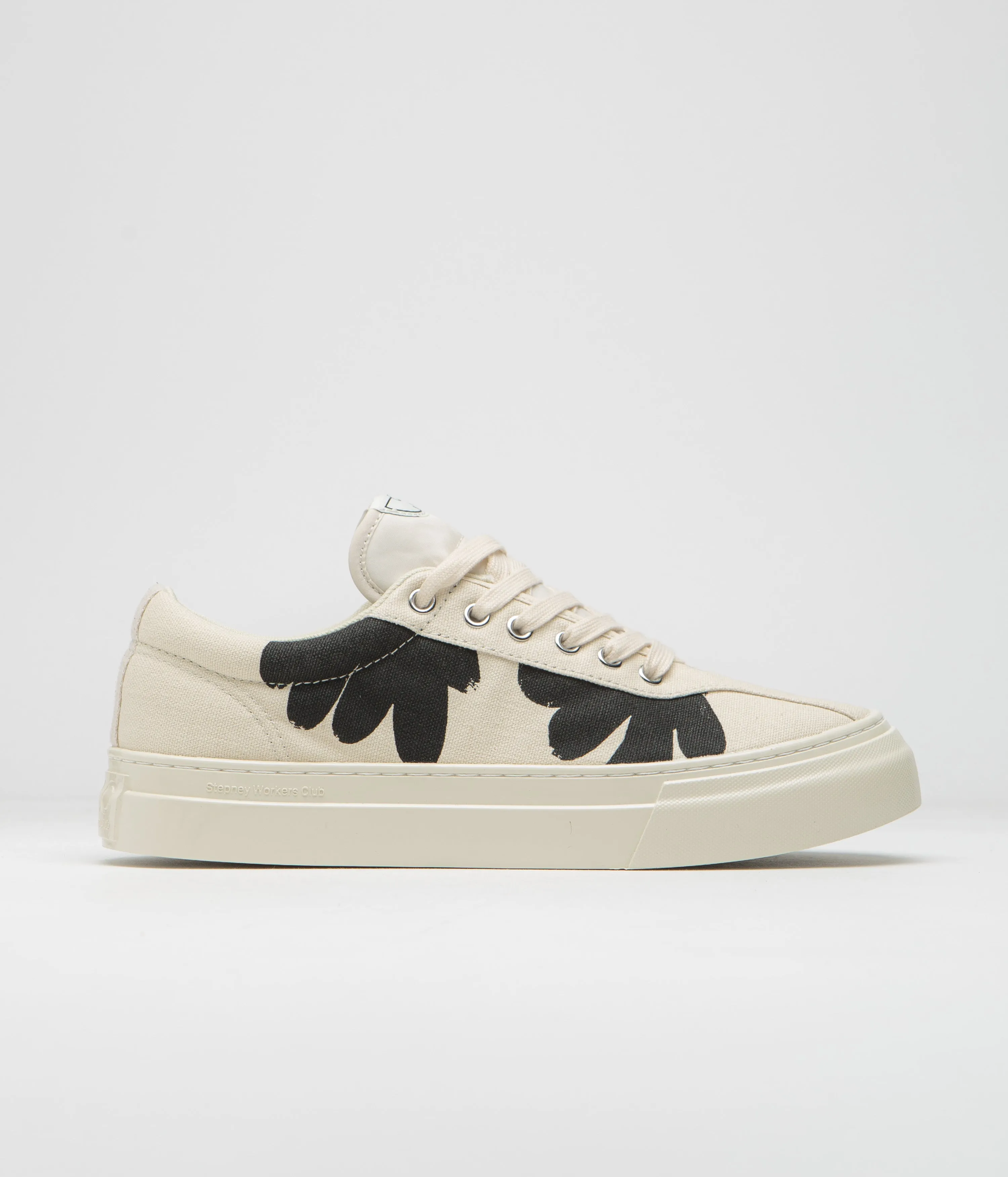 Stepney Workers Club Chaussures Dellow Cupsole Shroom Hands - Écru / Noir Stepney Workers Club