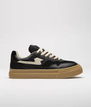 Stepney Workers Club Pearl S-Strike Leather Shoes - Black / Gum Stepney Workers Club Shoes
