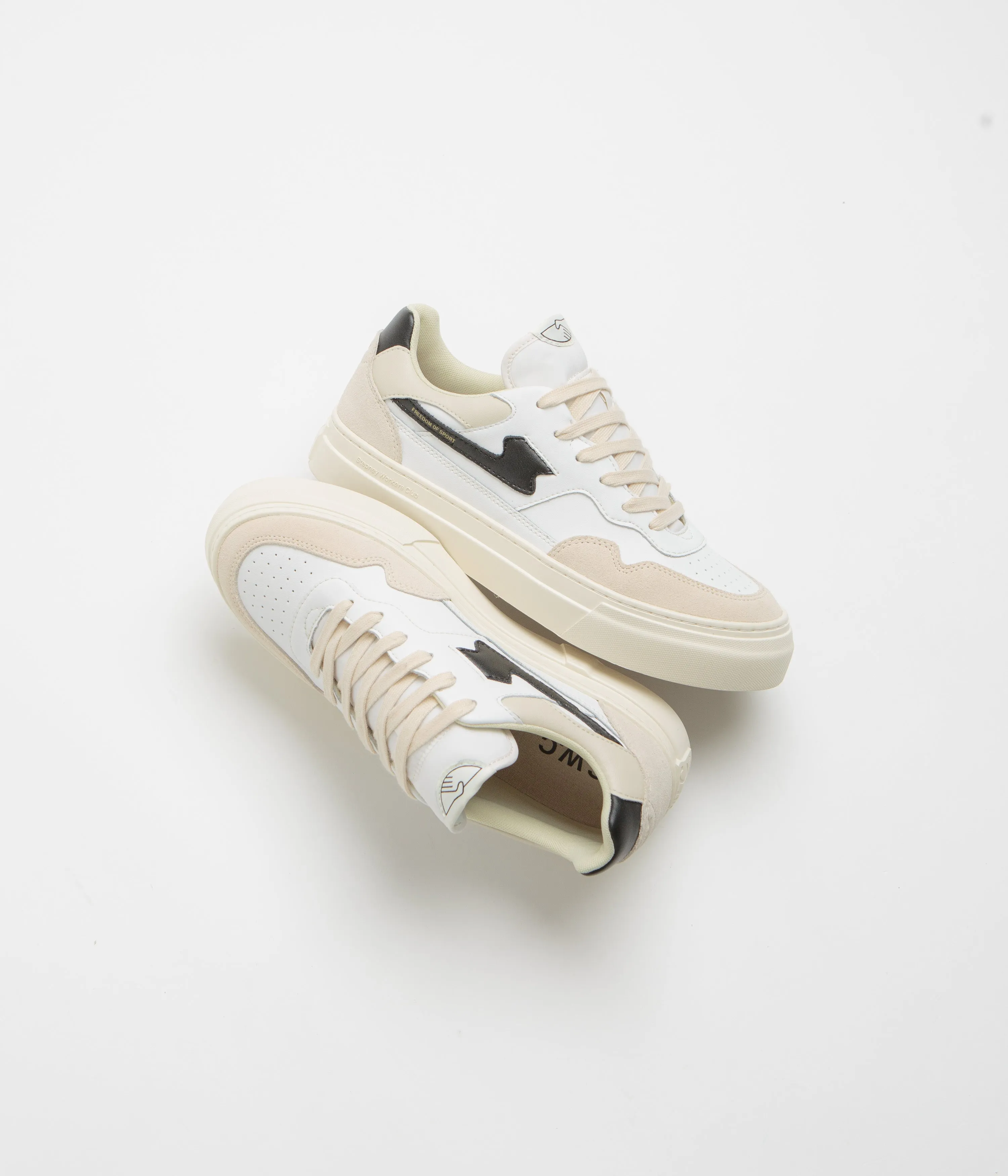 Stepney Workers Club Chaussures en cuir Pearl S-Strike - Chaussures Stepney Workers Club Noir Printemps