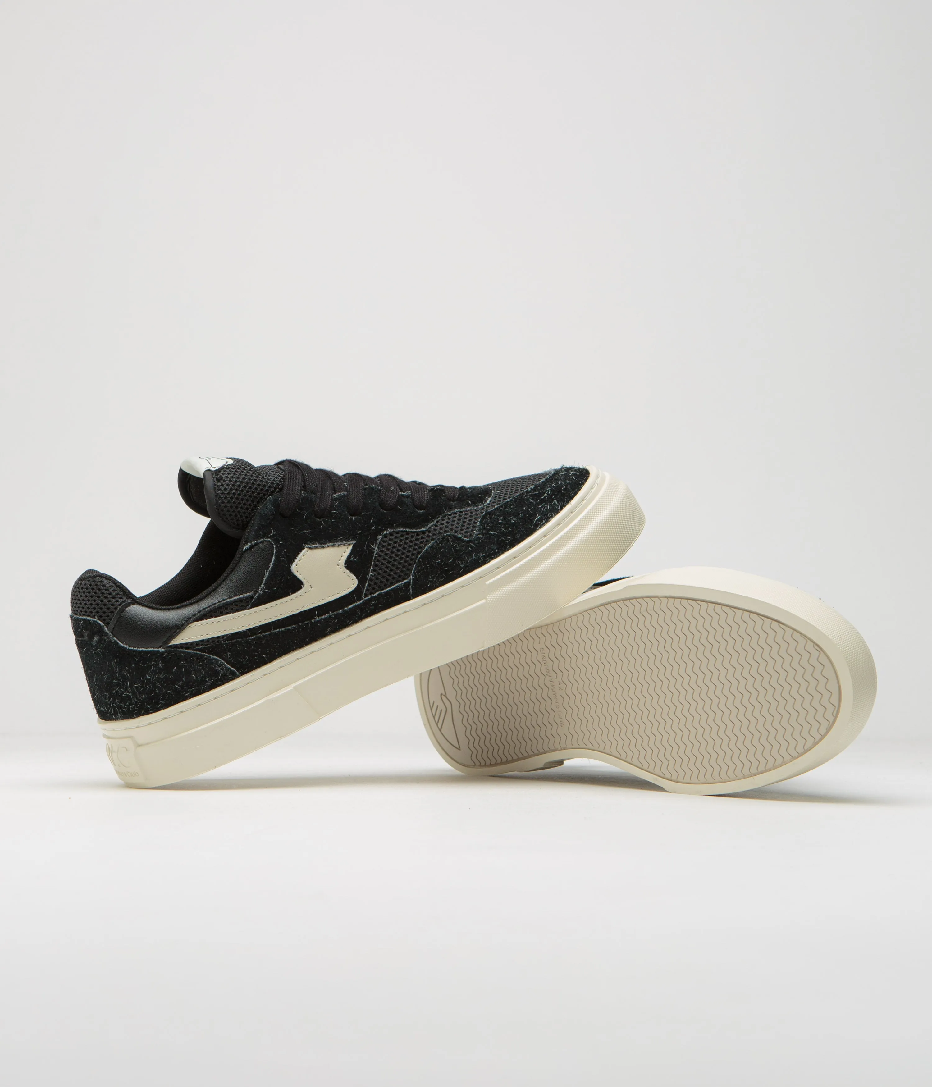 Chaussures Stepney Workers Club Pearl S-Strike en daim brut - Noir Stepney Workers Club