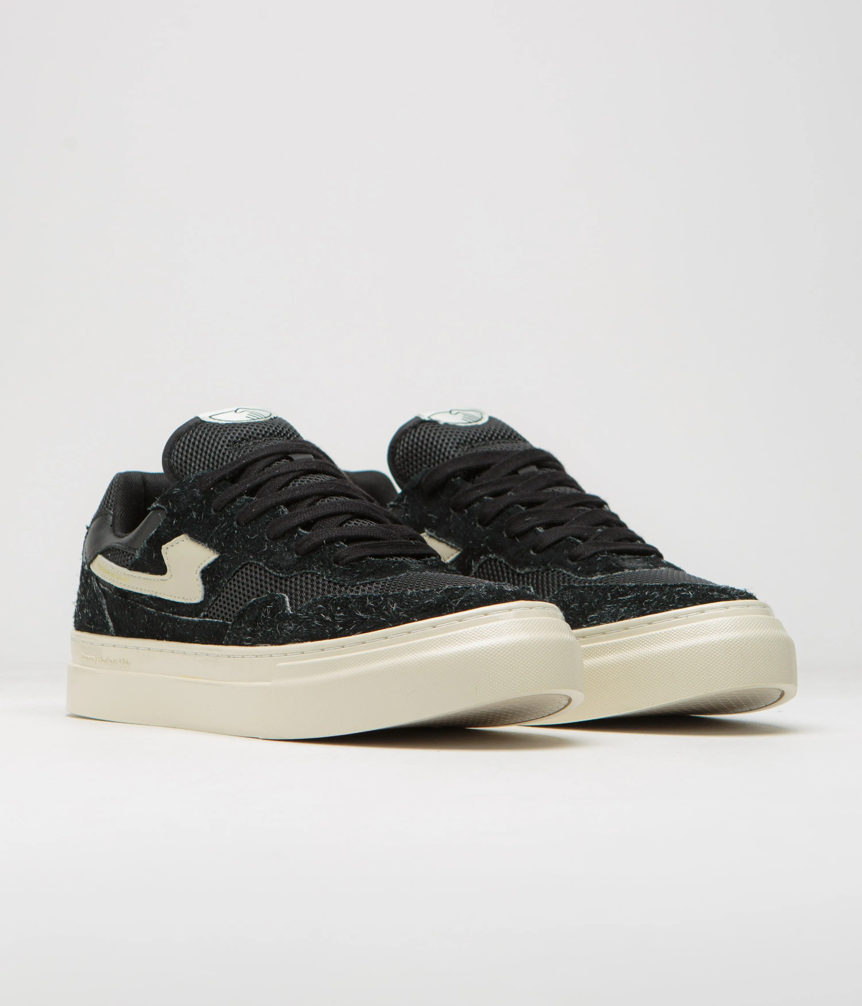 Chaussures Stepney Workers Club Pearl S-Strike en daim brut - Noir Stepney Workers Club