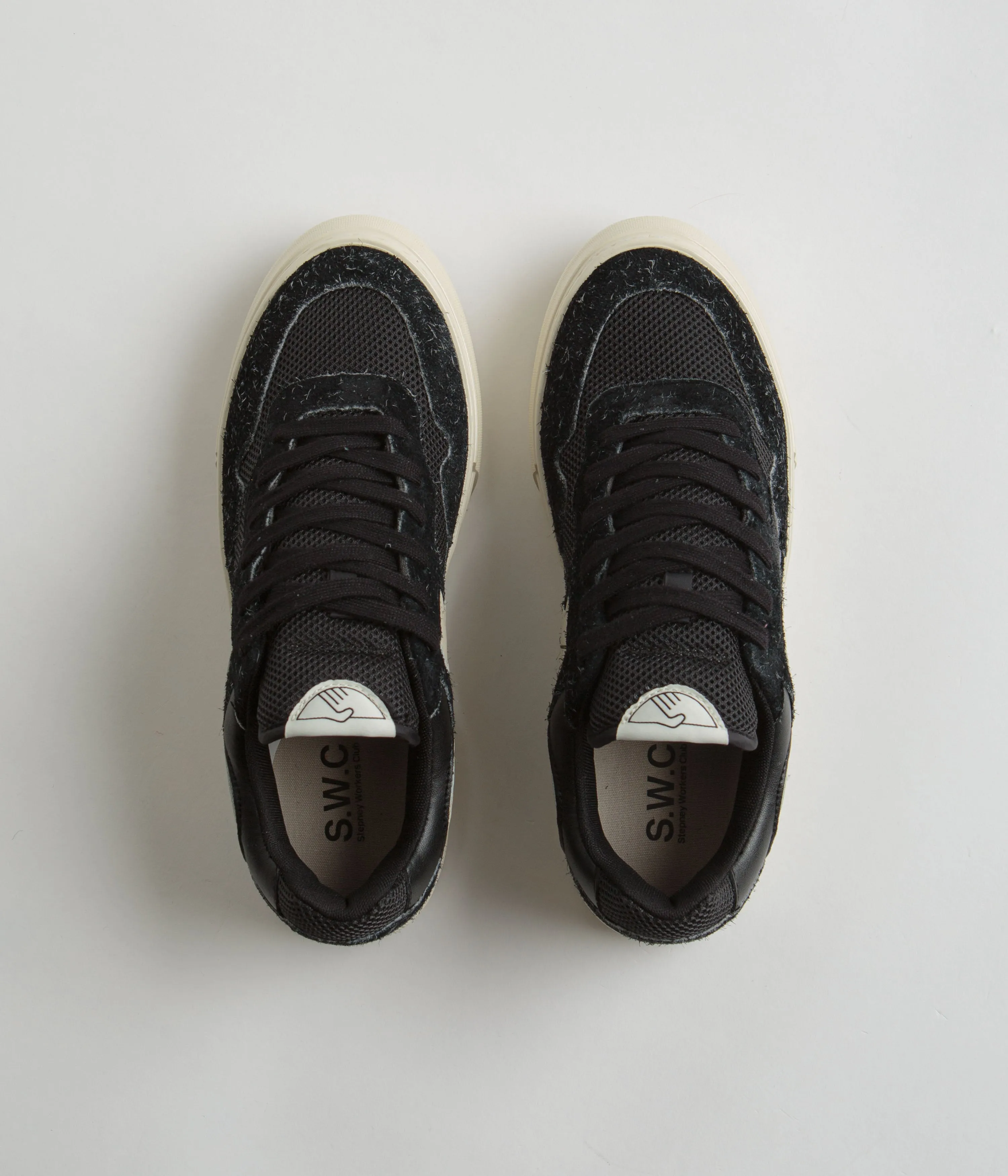Chaussures Stepney Workers Club Pearl S-Strike en daim brut - Noir Stepney Workers Club