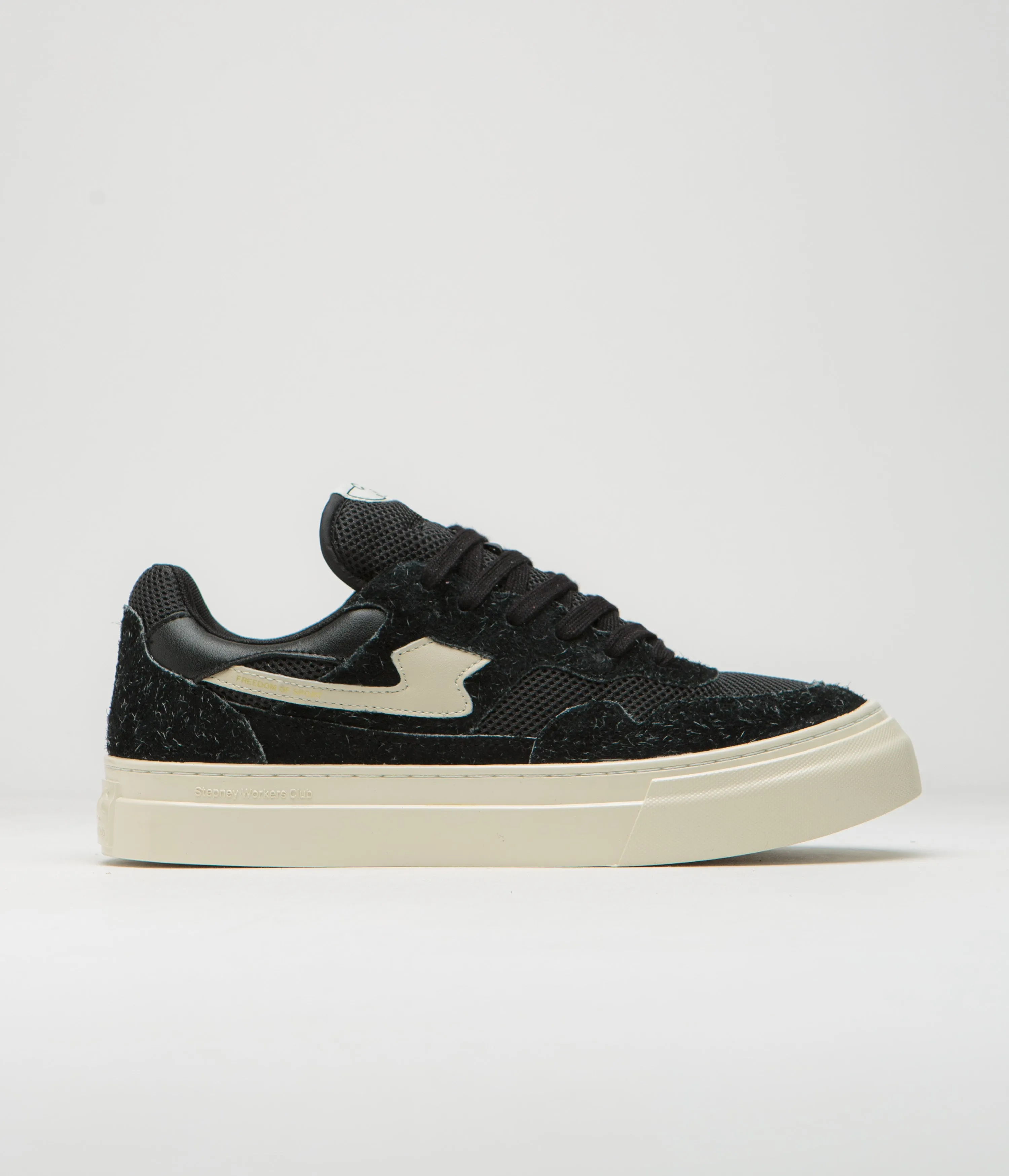 Chaussures Stepney Workers Club Pearl S-Strike en daim brut - Noir Stepney Workers Club