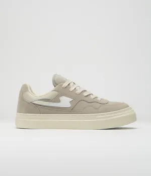 Stepney Workers Club Pearl S-Strike Suede Shoes - Light Grey / White Stepney Workers Club Shoes