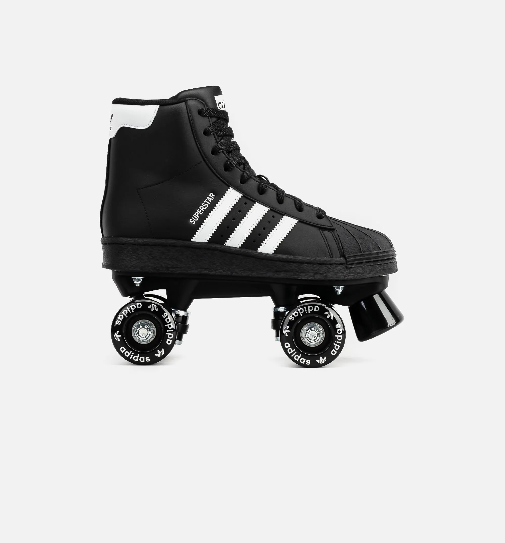 Chaussure de style de vie Superstar 82 Skate pour femme - Noir de base/Blanc nuage/Argent métallisé