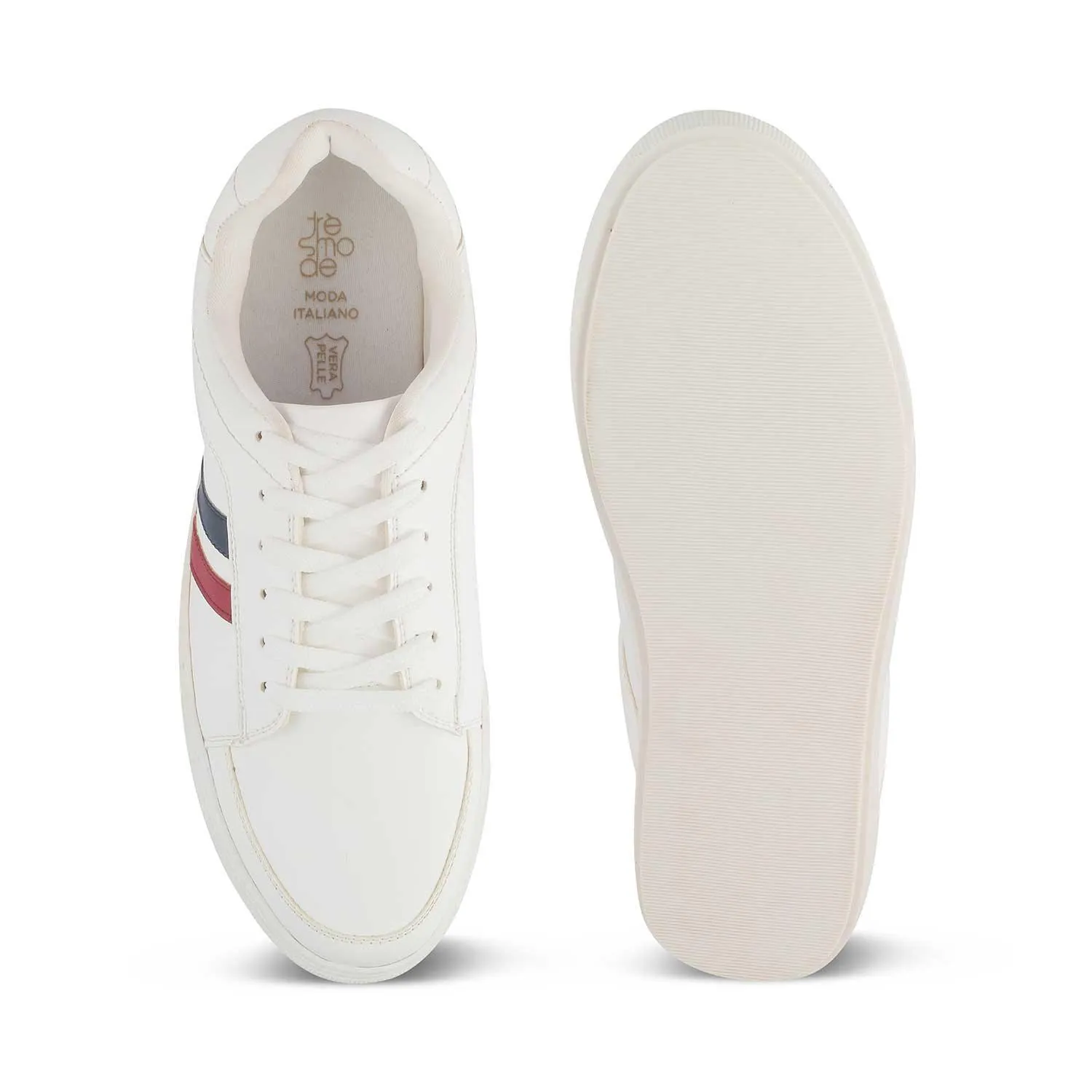 Les baskets blanches pour hommes Gosti Tresmode