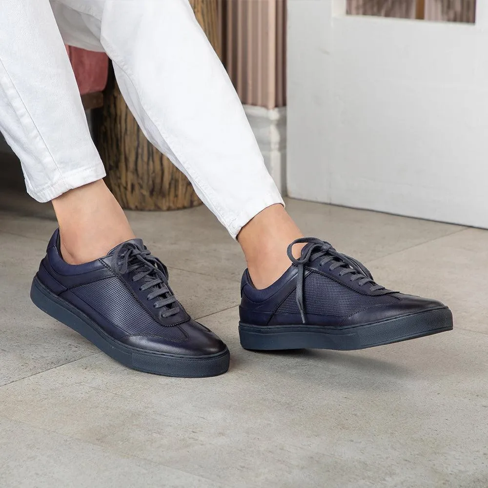 Les Sneakers Furtives Bleues pour Hommes Tresmode