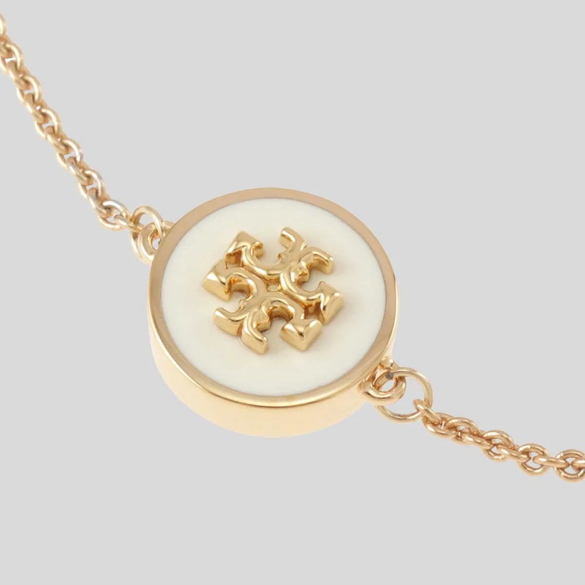 Tory Burch Sacs TORY BURCH Bracelet Chaîne Émaillé Kira Or Tory Nouveau Ivoire 90284