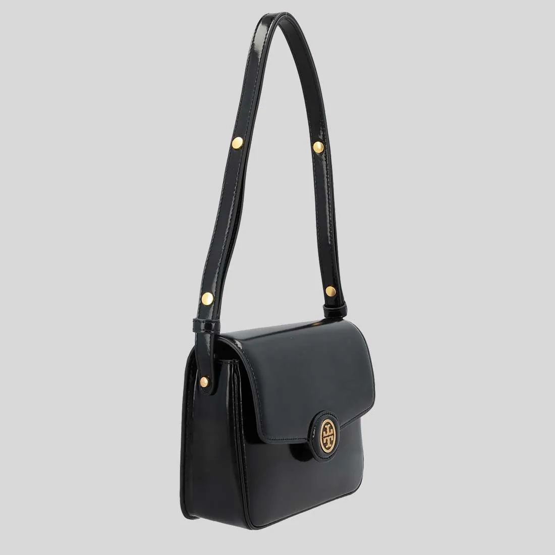 Tory Burch Sacs TORY BURCH Robinson Spazzolato Sac à Bandoulière Convertible Noir 143122