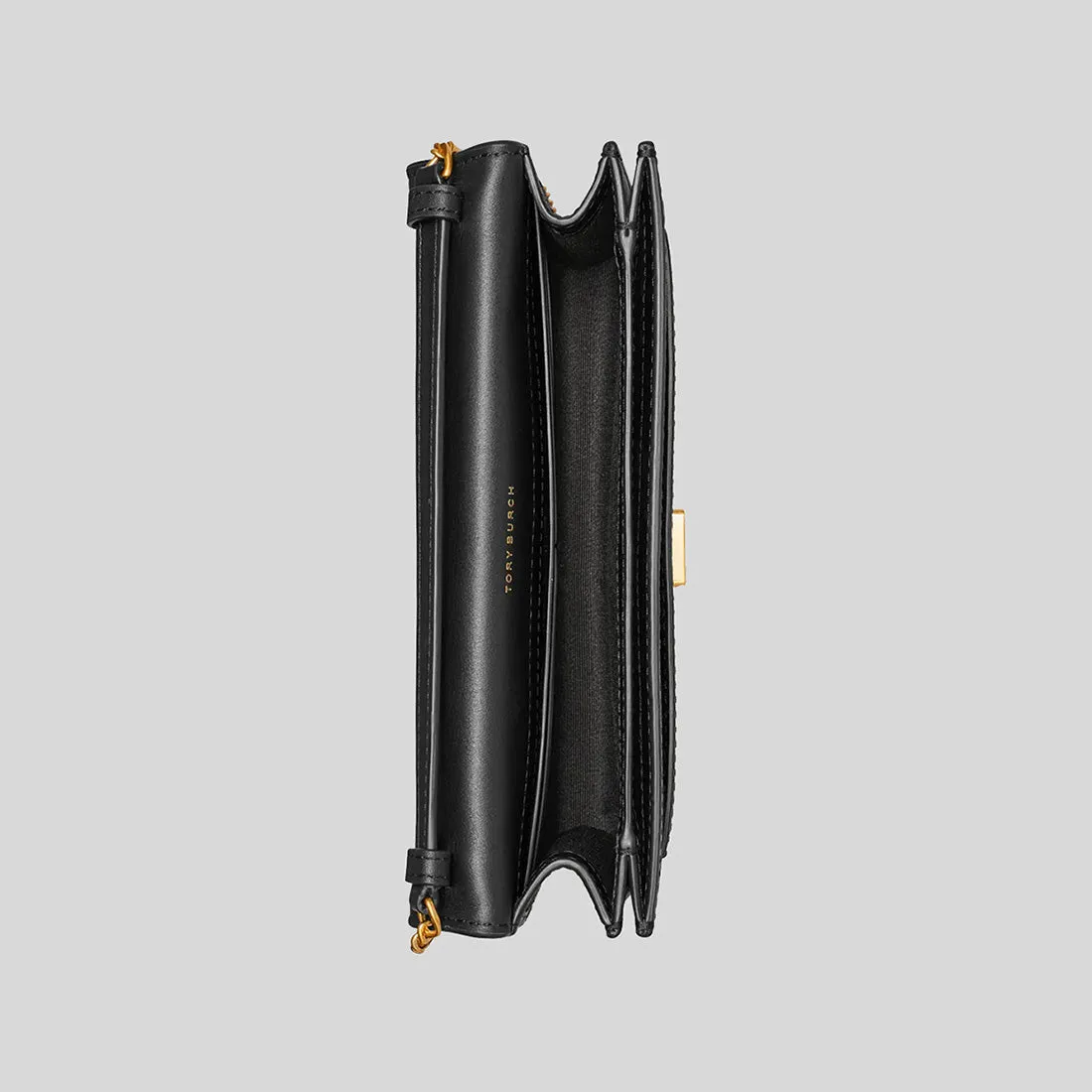 Tory Burch Sacs Portefeuille à Chaîne Monogramme T Noir 152140