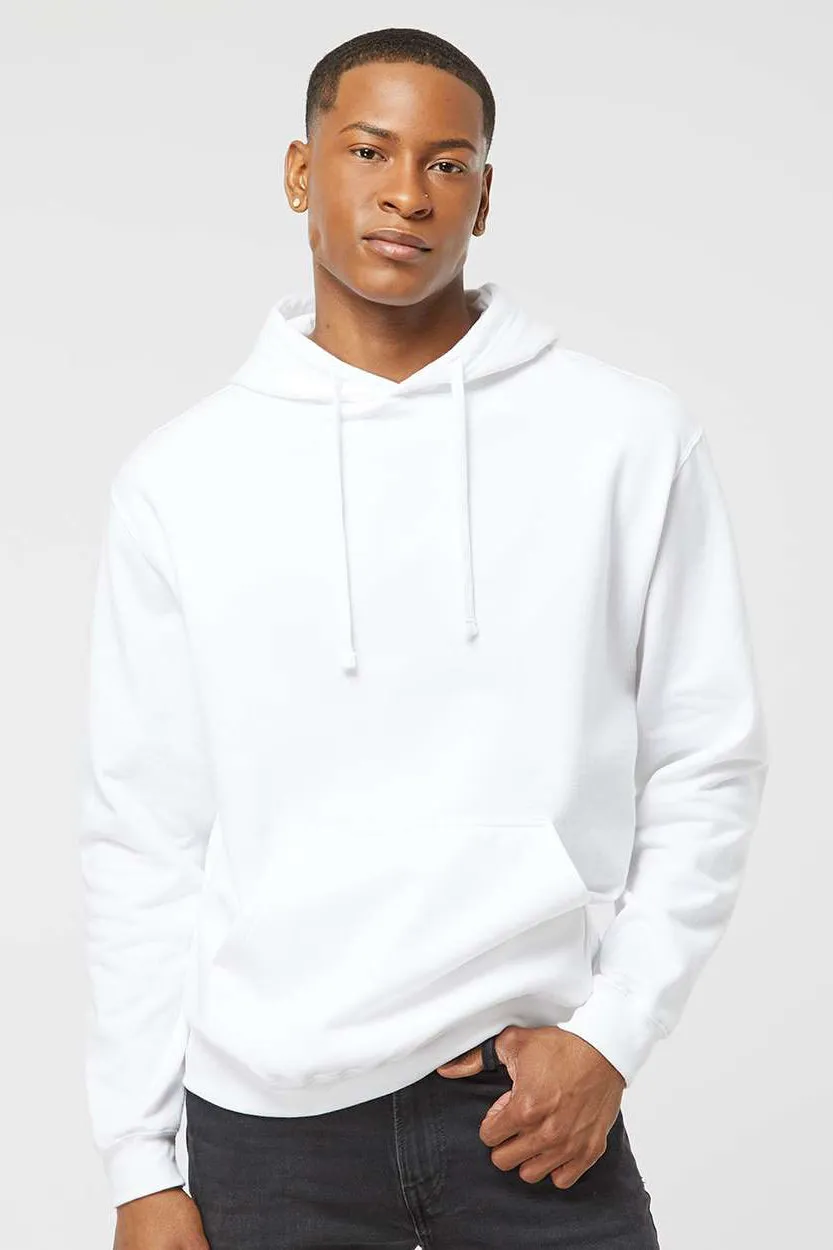 Tultex Sweat à capuche pour homme avec poche kangourou - Blanc