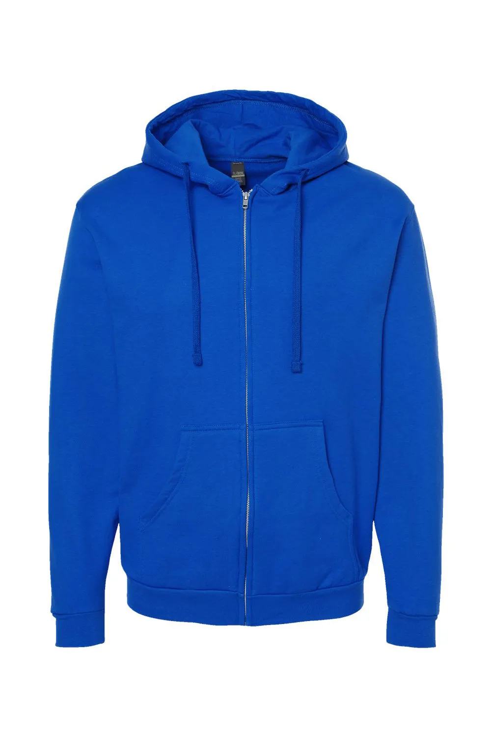Tultex Sweat à capuche homme avec fermeture éclair et poches - Bleu royal