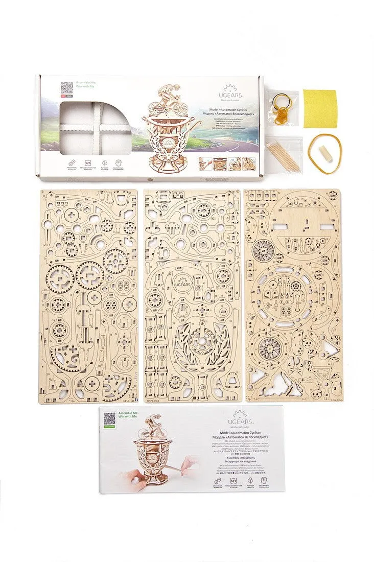 UGears Automobile Cycliste