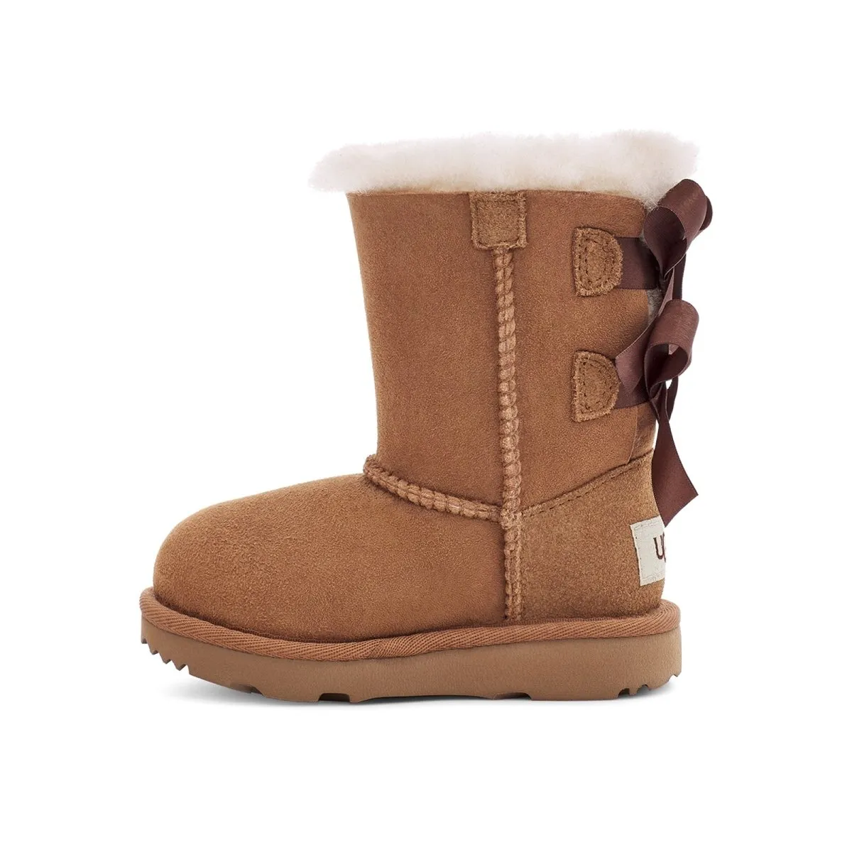 UGG Bailey Bow II Marron pour Fille