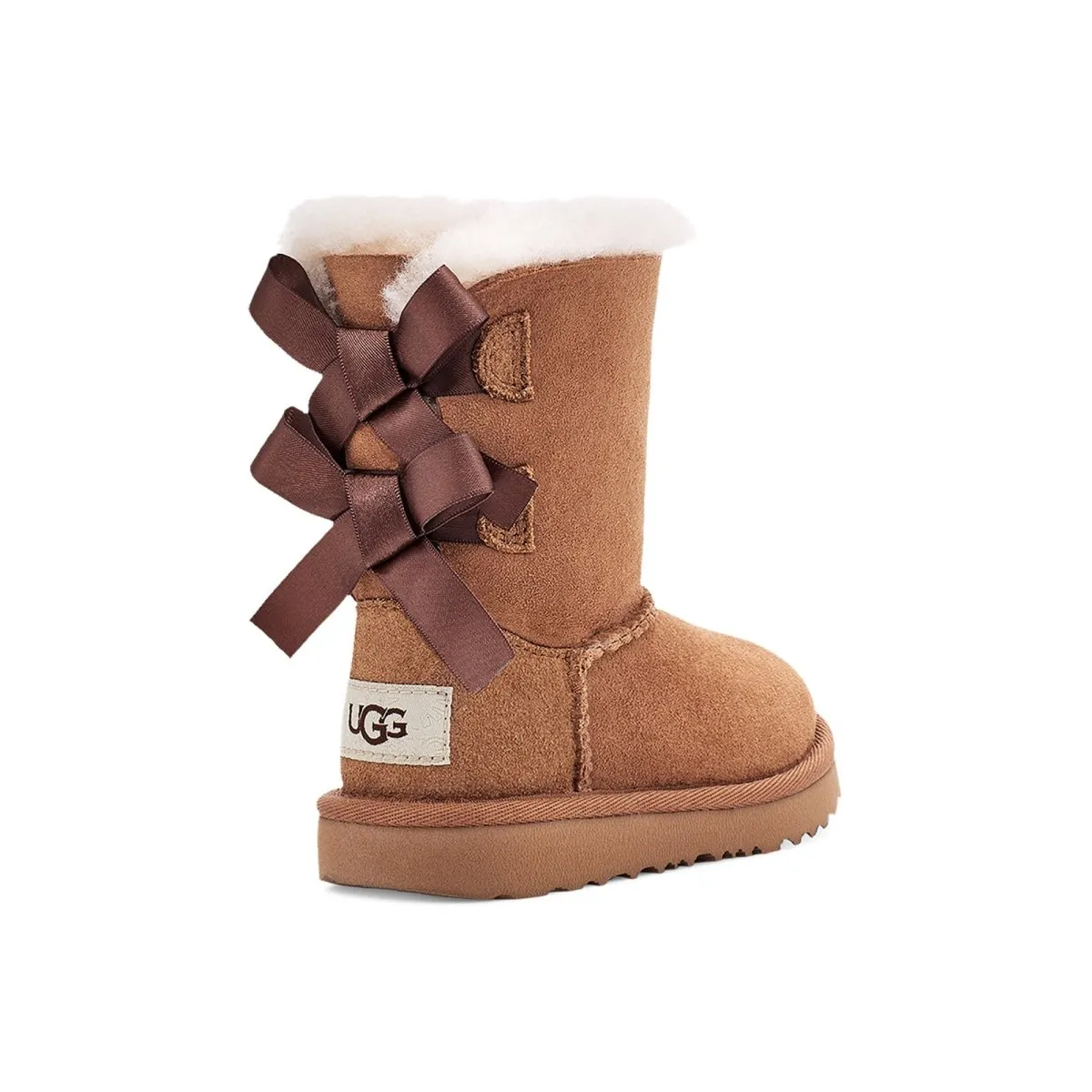 UGG Bailey Bow II Marron pour Fille
