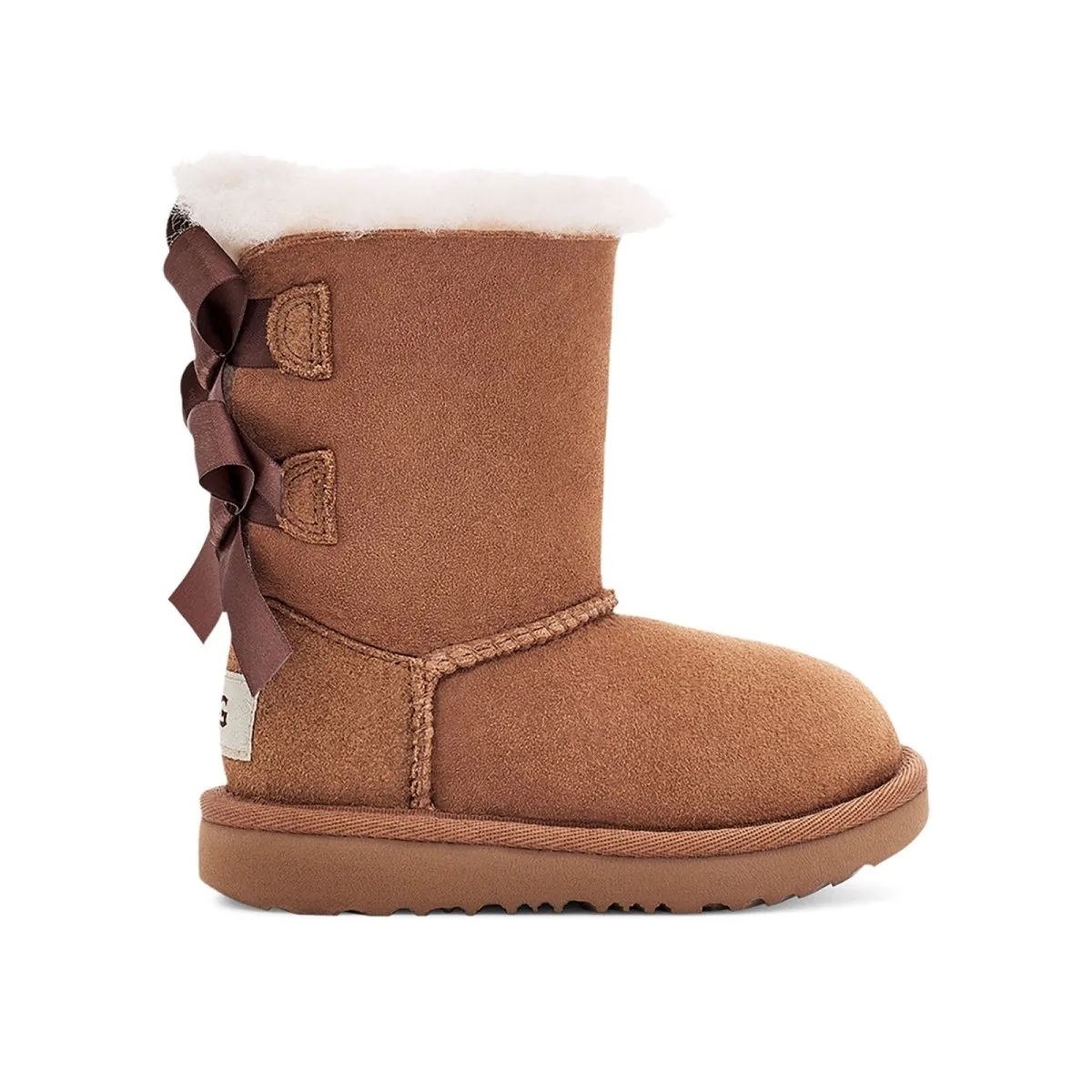 UGG Bailey Bow II Marron pour Fille