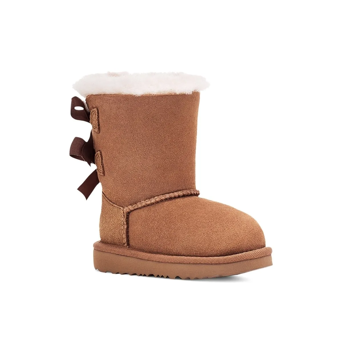 UGG Bailey Bow II Marron pour Fille
