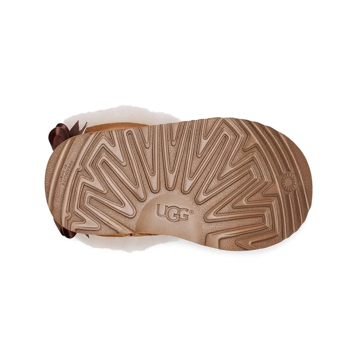 UGG Bailey Bow II Marron pour Fille