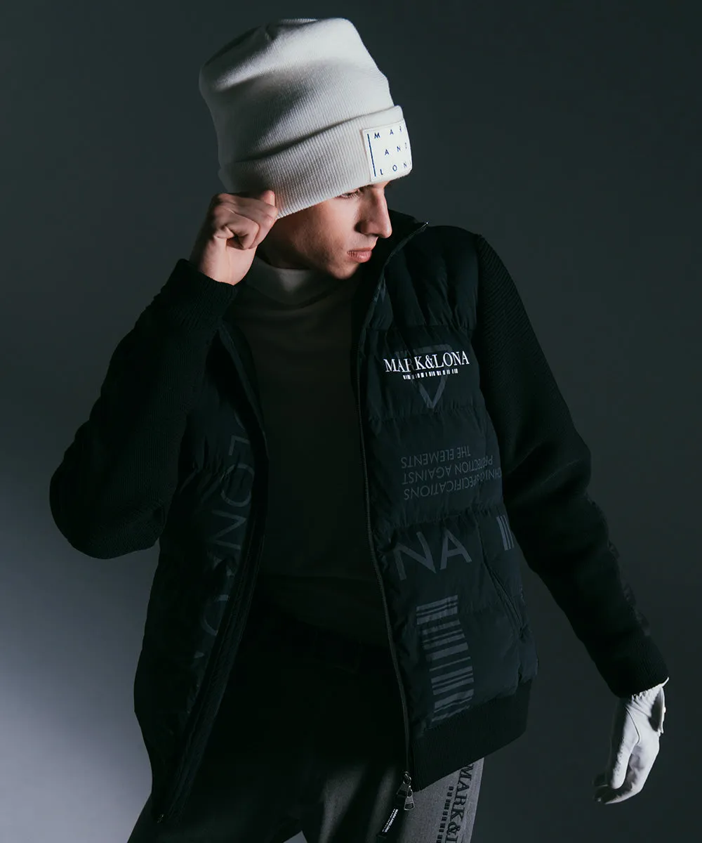 Bonnet tricoté unisexe CD9-SWBN BLANC