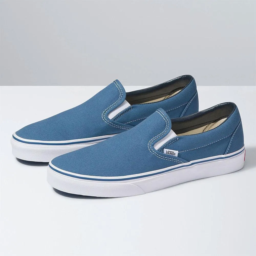 Vans Unisex Classic Slip On Toile Bleu Marine