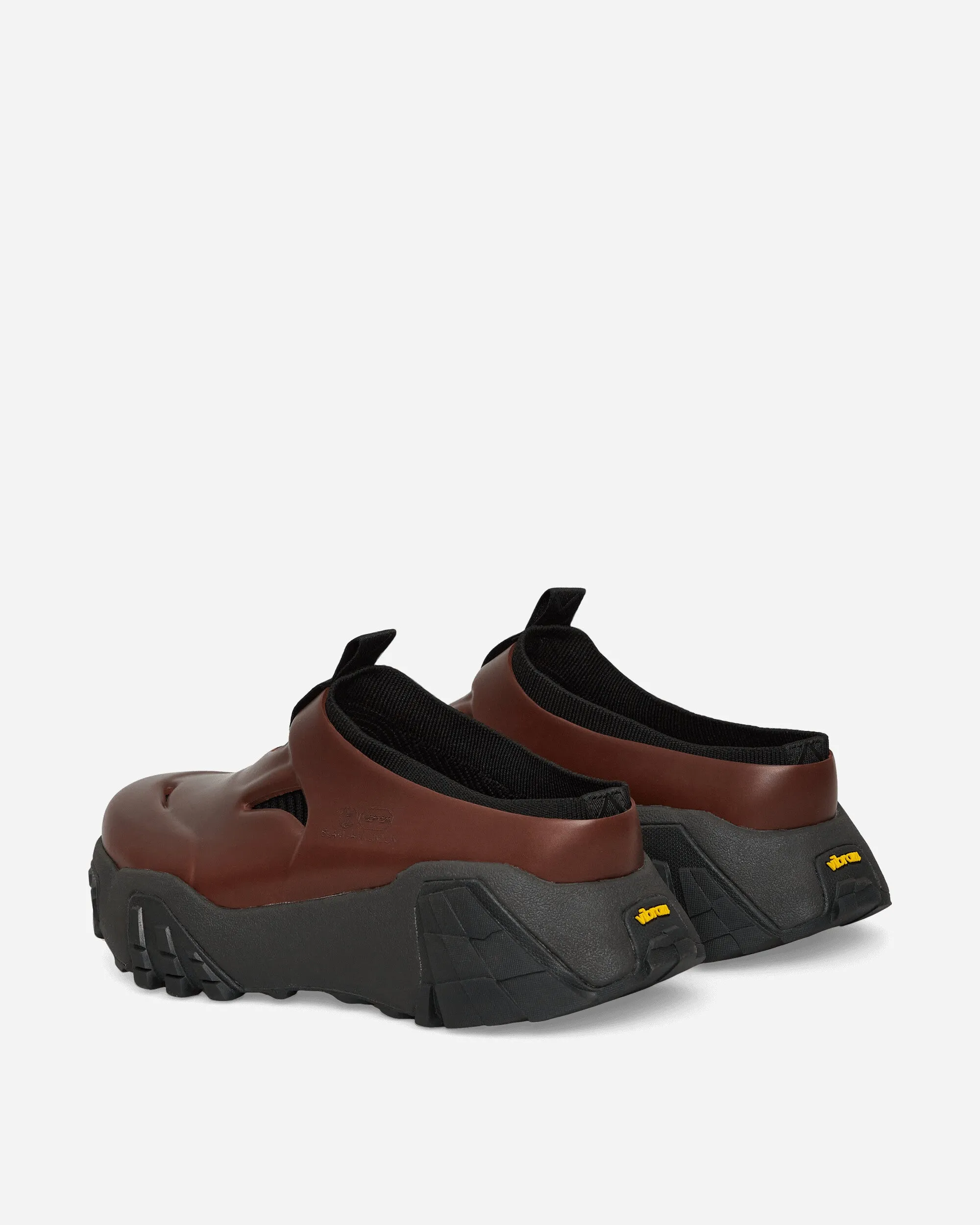 Vibram Sabot à Noyau en Caoutchouc Chocolat